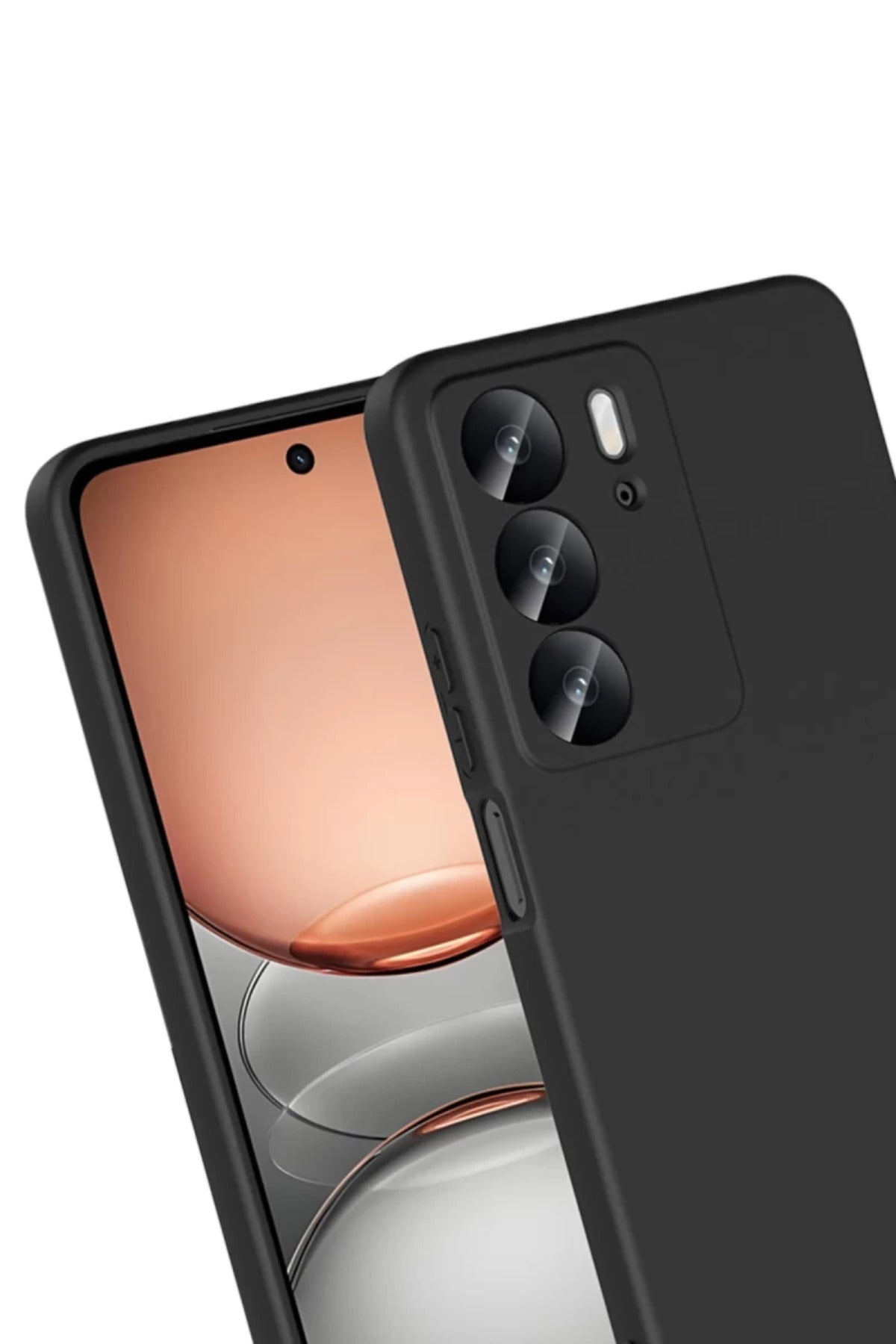 Realme C75 4G Uyumlu First Silikon - Siyah