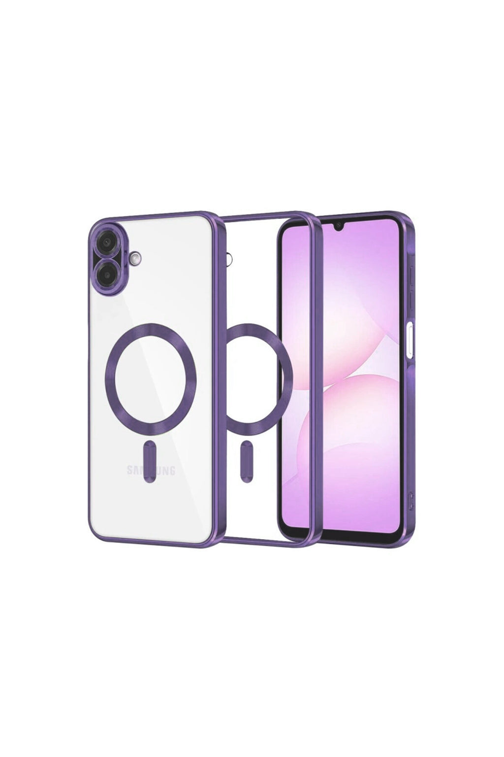 Samsung Galaxy A07 4G Uyumlu Kross Magneticsafe Kapak - Mor