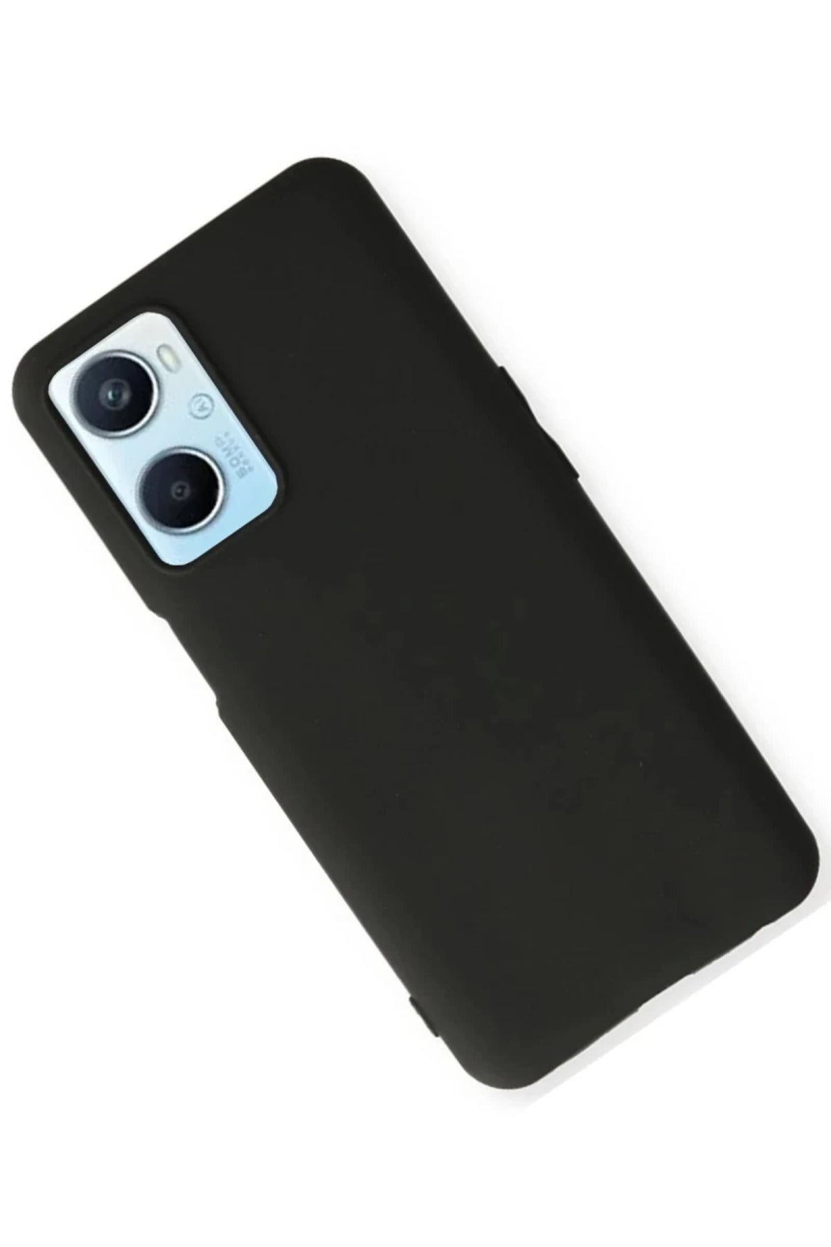 Oppo A96 Uyumlu Kılıf First Silikon - Siyah