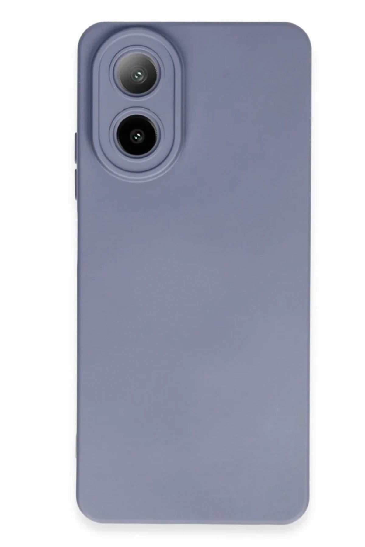 Oppo A38 Uyumlu Kılıf Nano içi Kadife Silikon - Gri