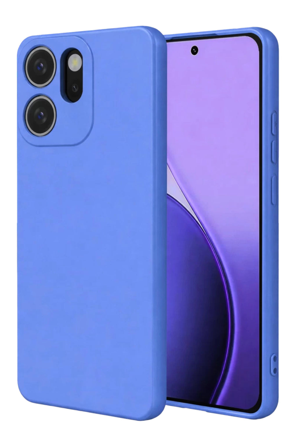 Oppo Reno 14F Uyumlu First Silikon - Mavi
