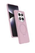 Xiaomi Redmi Note 14 Pro 5G Uyumlu Regal Magsafe Standlı Kapak - Açık Pembe