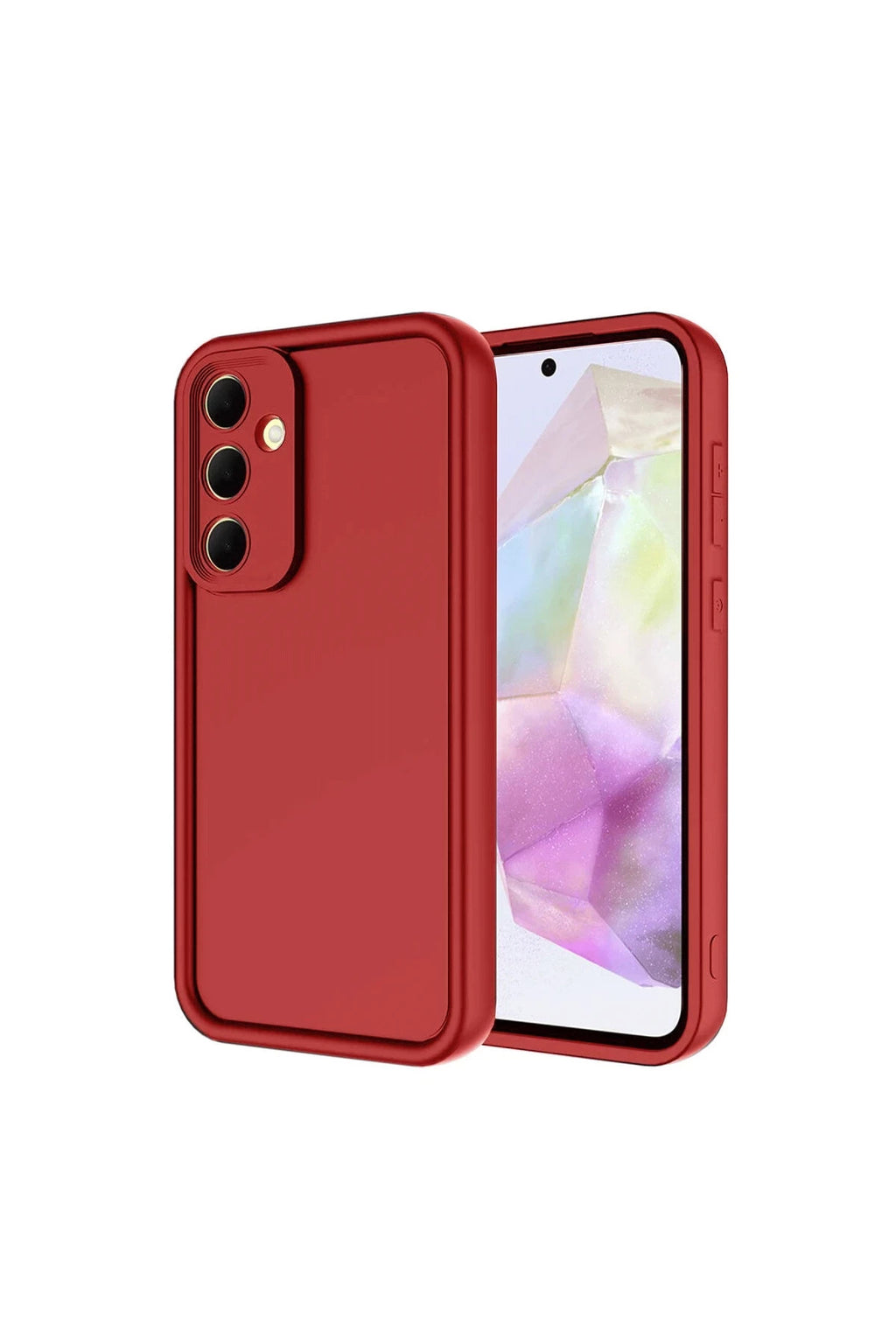 Samsung Galaxy A36 Uyumlu Kılıf Viera Silikon - Kırmızı