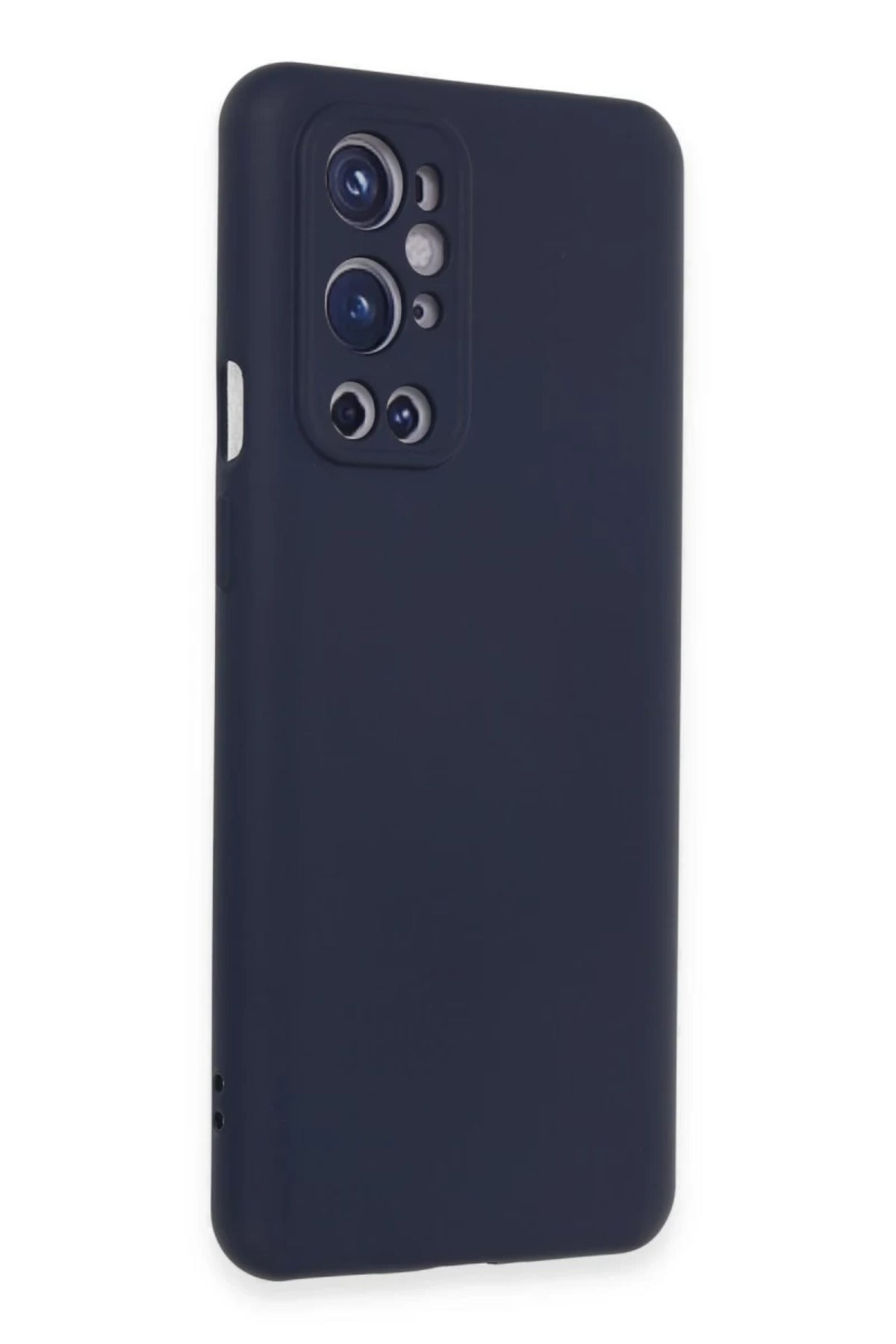 One Plus 9 Pro Kılıf Nano içi Kadife Silikon - Lacivert
