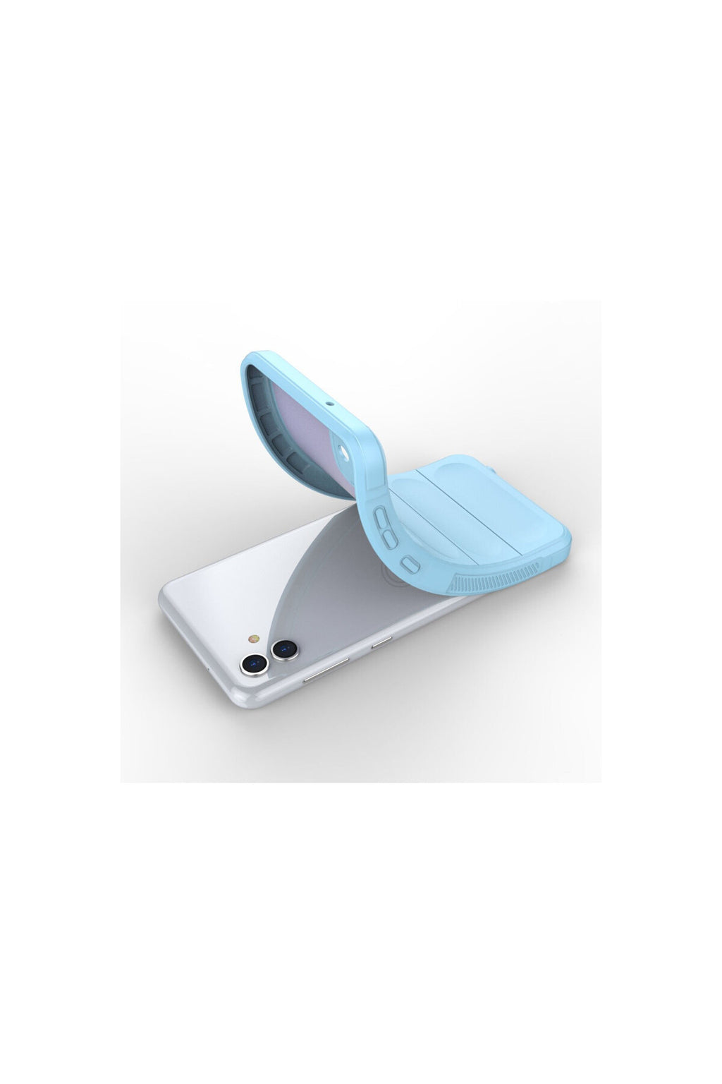 Samsung Galaxy A04 Uyumlu Kılıf Optimum Silikon - Sky Blue
