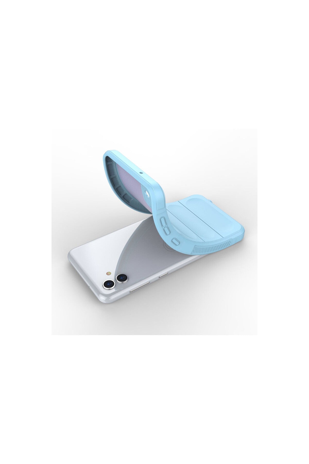 Samsung Galaxy A04 Uyumlu Kılıf Optimum Silikon - Sky Blue