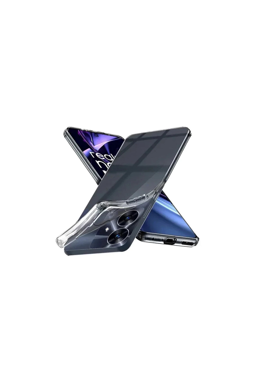 Realme Note 60 Uyumlu Kılıf Lüx Şeffaf Silikon