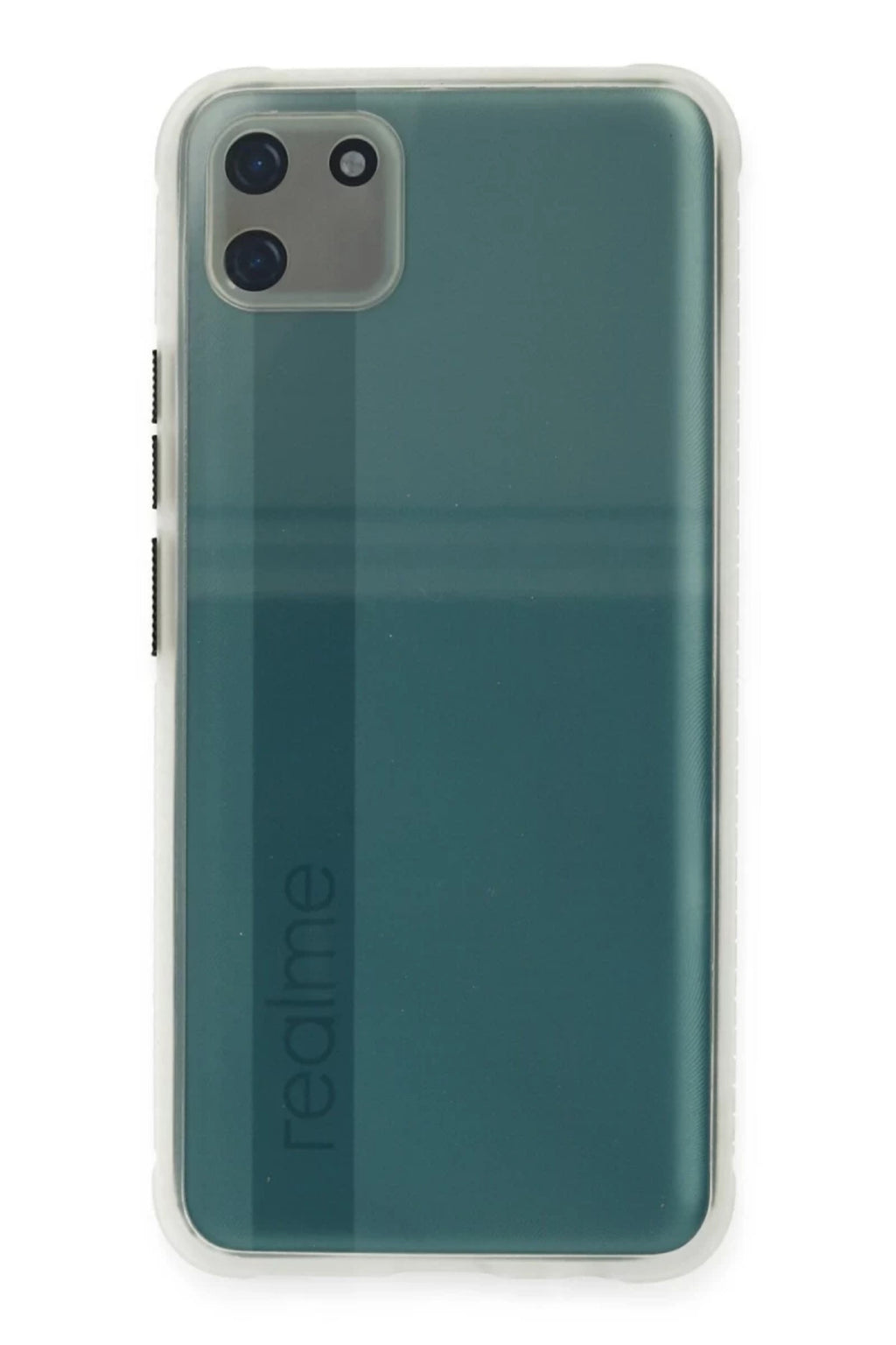 Realme C11 Uyumlu Kılıf Miami Şeffaf Silikon - Şeffaf