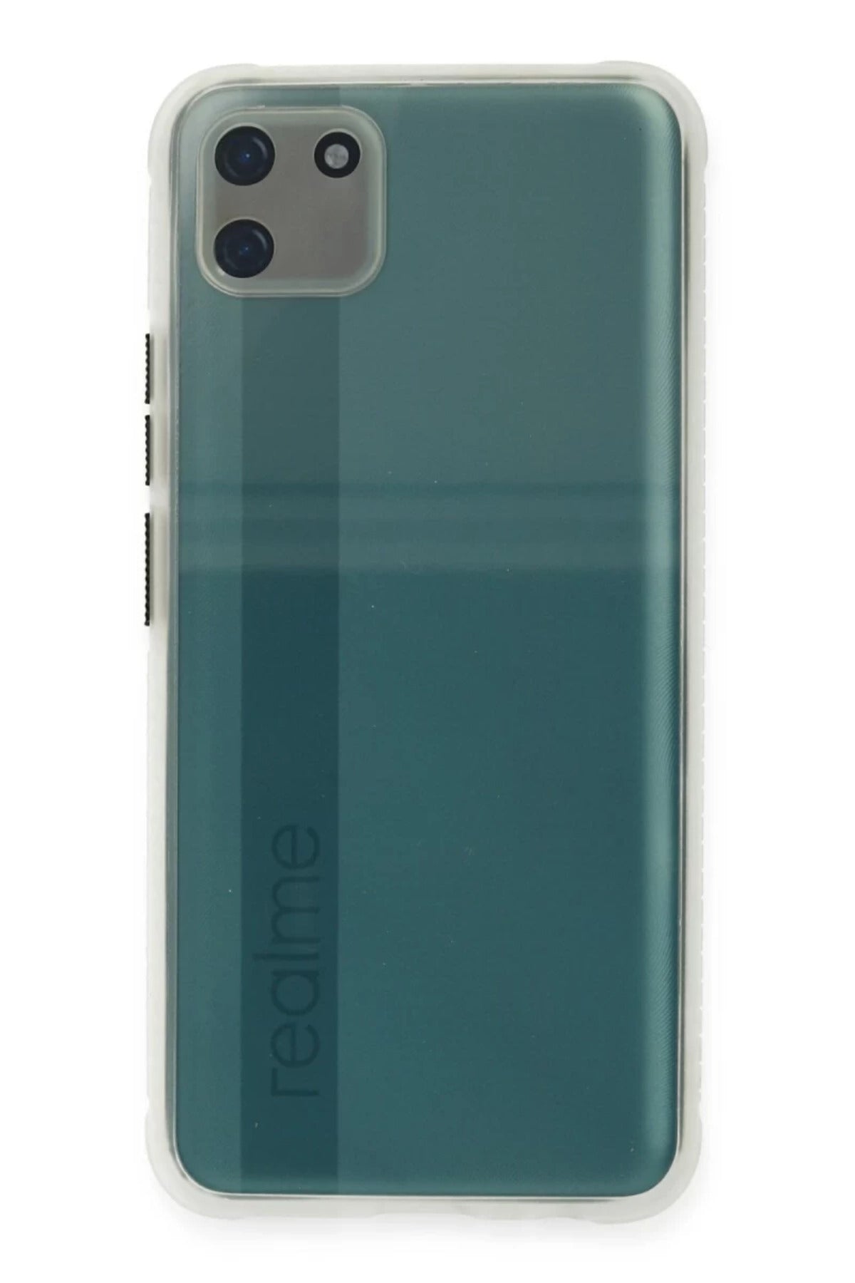 Realme C11 Uyumlu Kılıf Miami Şeffaf Silikon - Şeffaf
