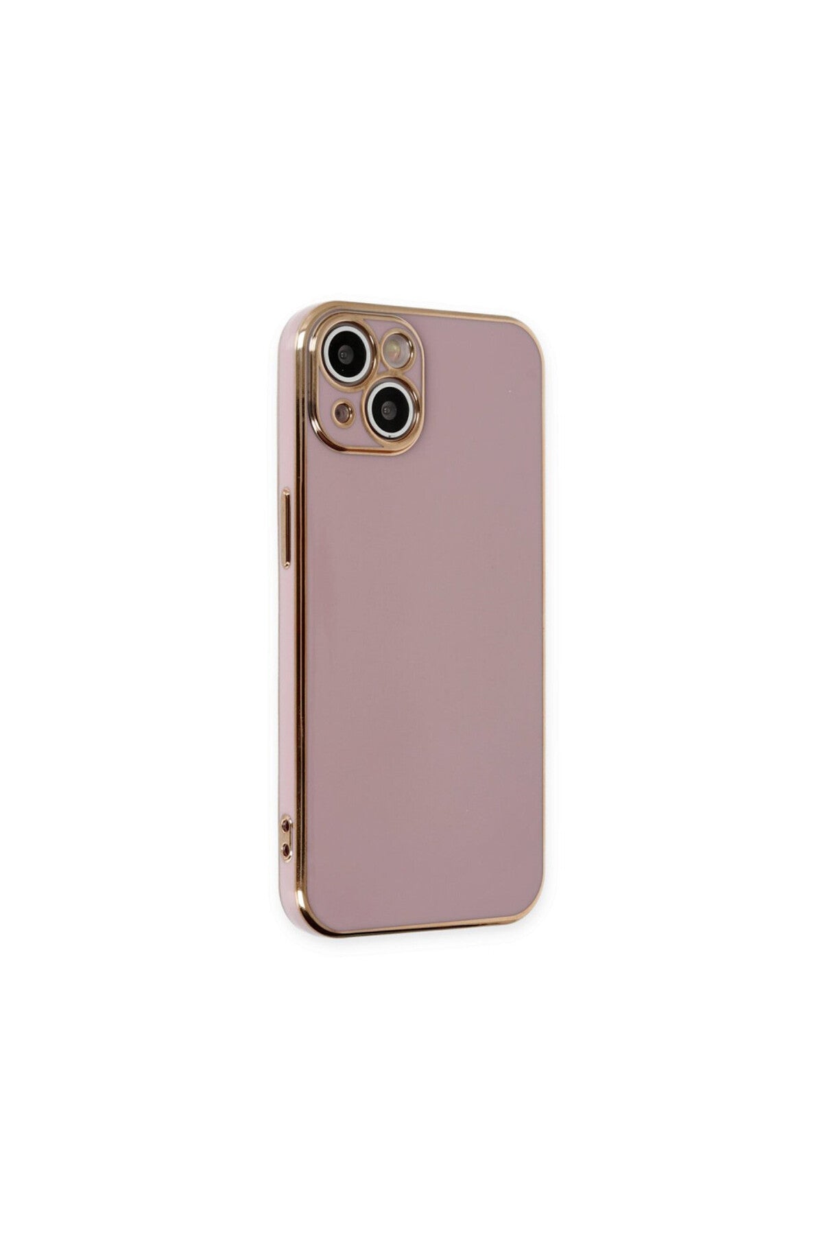 Apple iPhone 15 Uyumlu Kılıf Volet Silikon - Mor