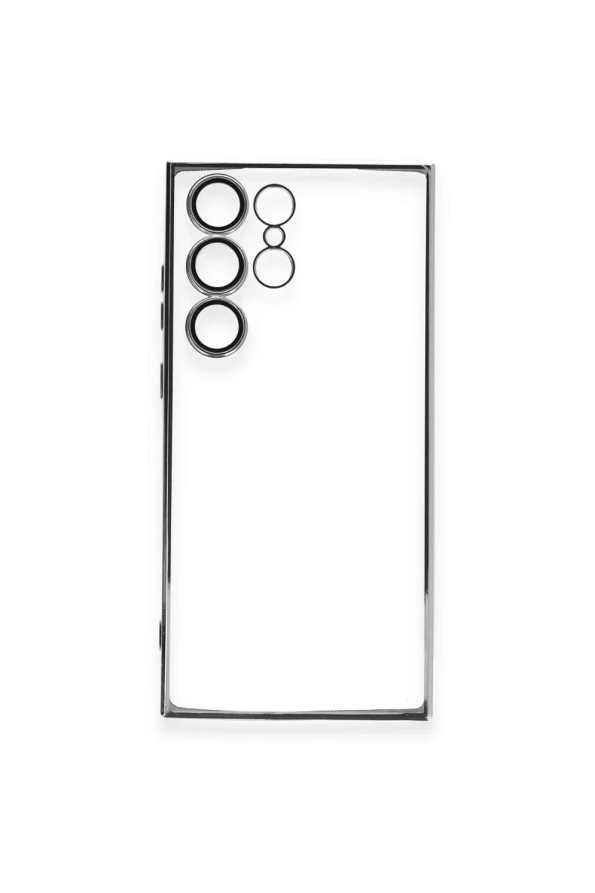 Samsung Galaxy S24 Ultra Uyumlu Kılıf Lensli Silikon - Mor