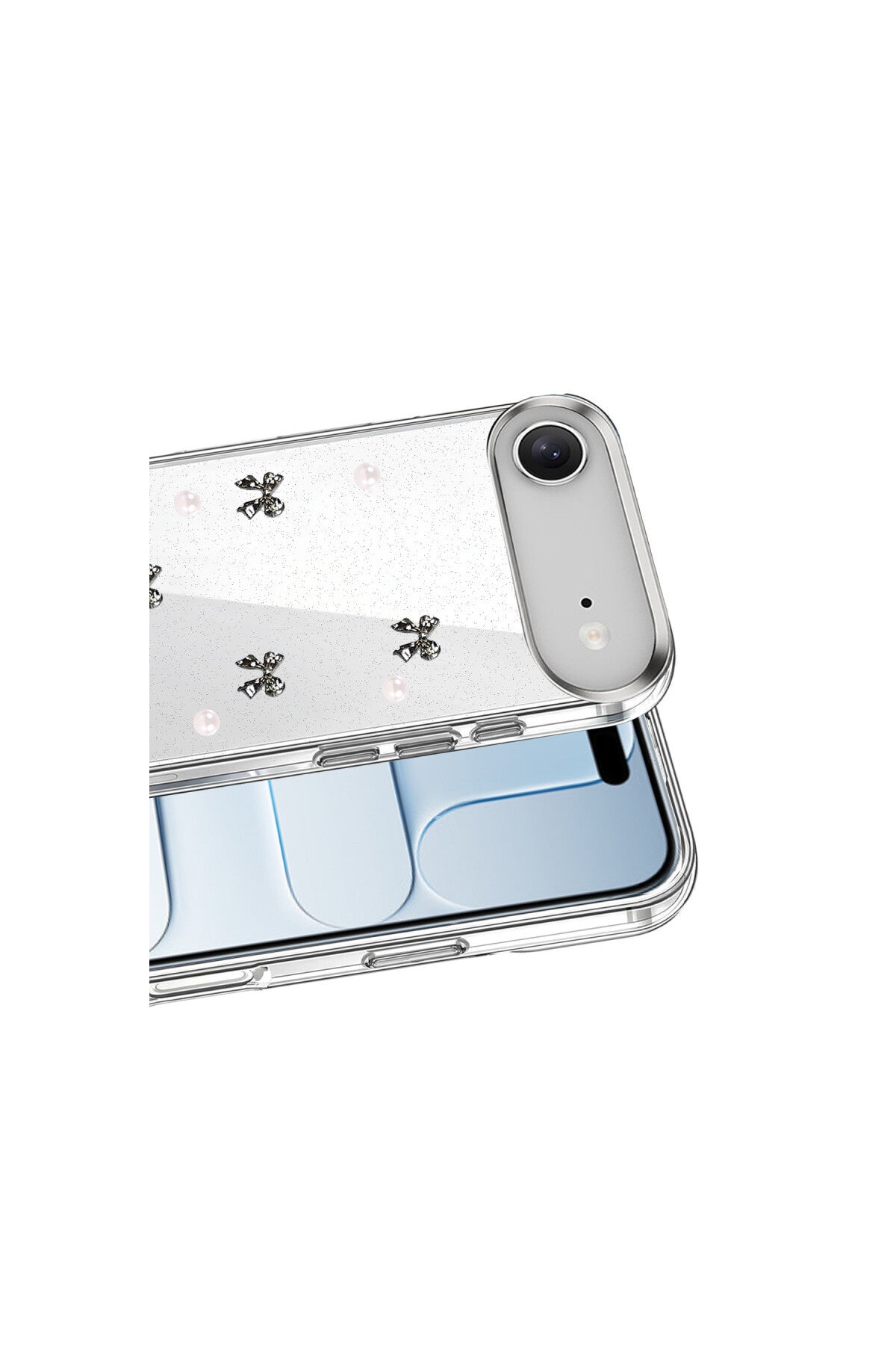 Apple iPhone 17 Air Uyumlu Fiyonk Desenli Kapak - Desen 8