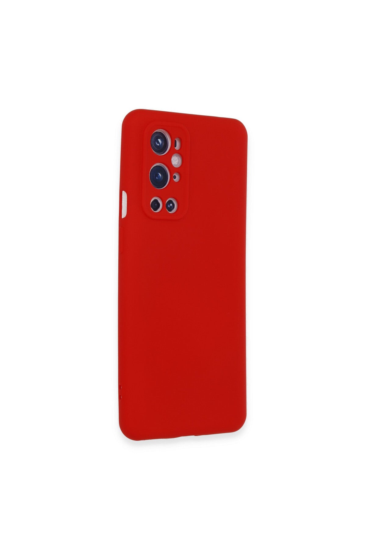 One Plus 9 Pro Kılıf Nano içi Kadife Silikon - Kırmızı