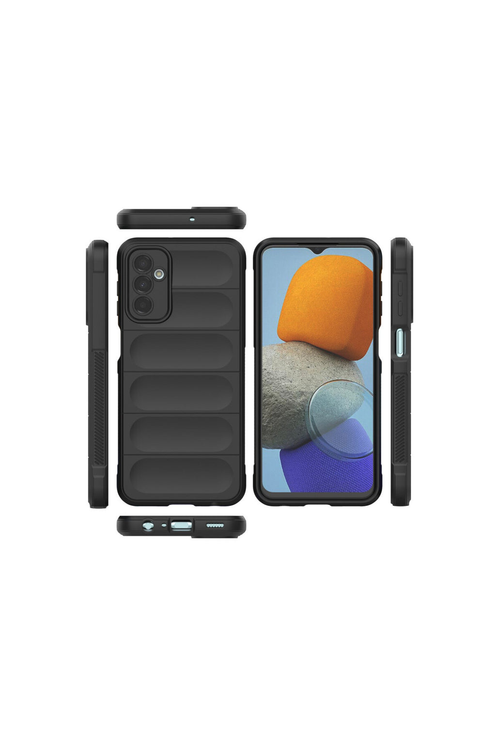 Samsung Galaxy M23 Uyumlu Kılıf Optimum Silikon - Siyah