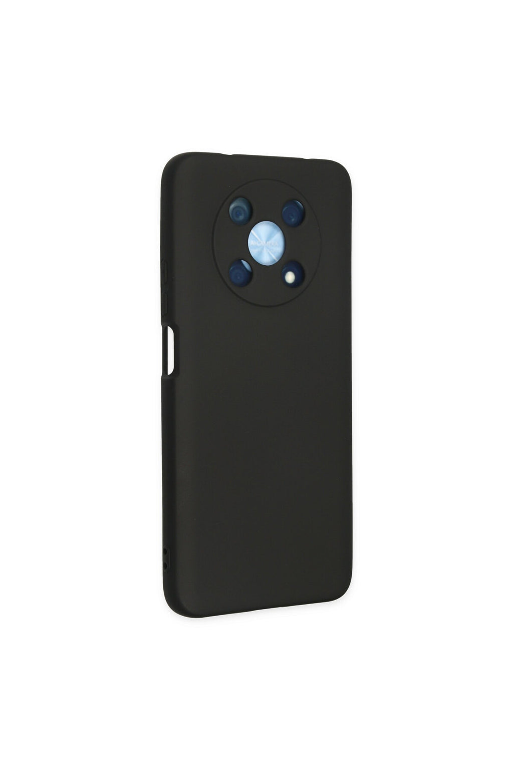 Huawei Nova Y90 Uyumlu Kılıf Nano içi Kadife Silikon - Siyah