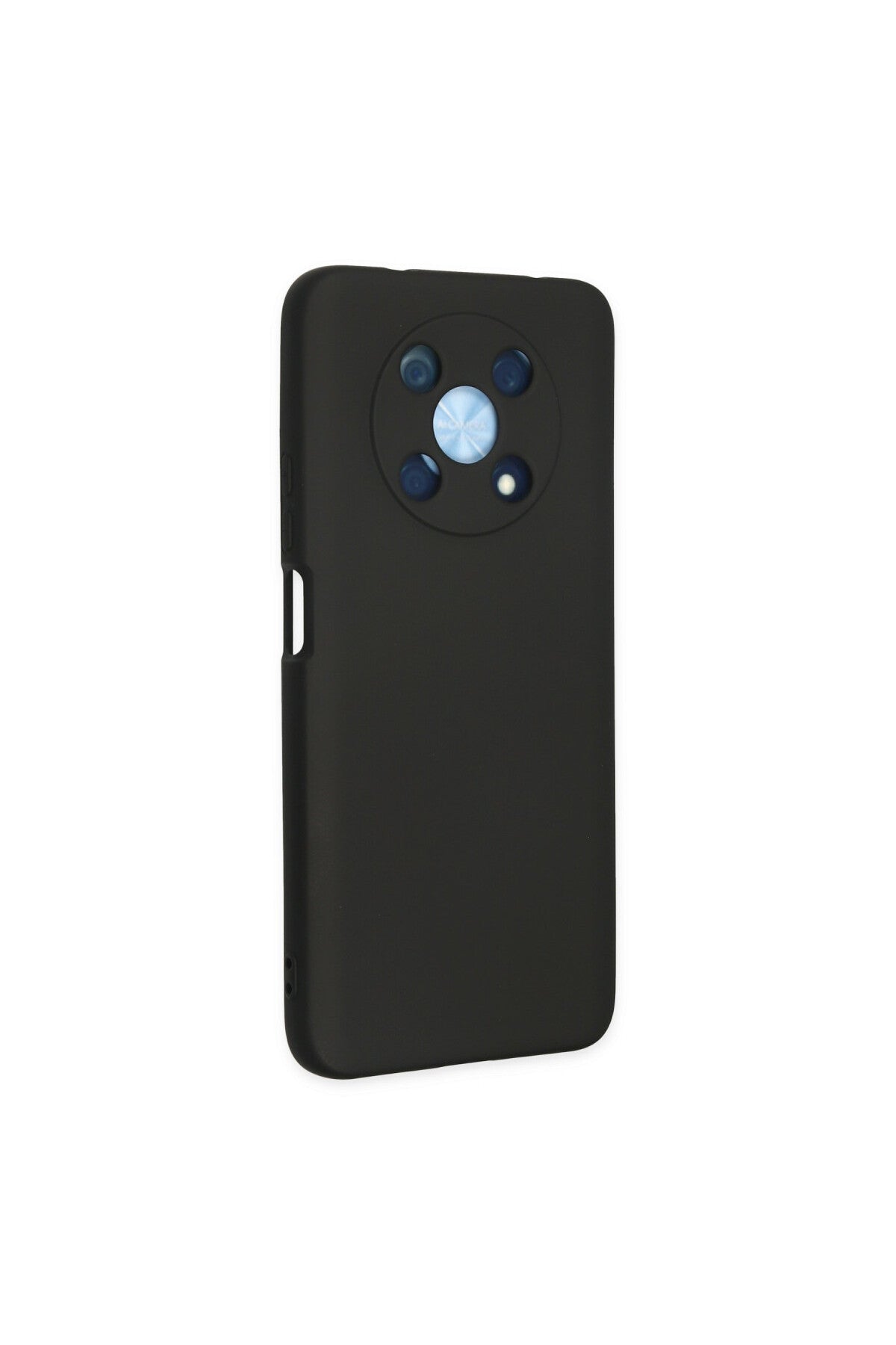 Huawei Nova Y90 Uyumlu Kılıf Nano içi Kadife Silikon - Siyah