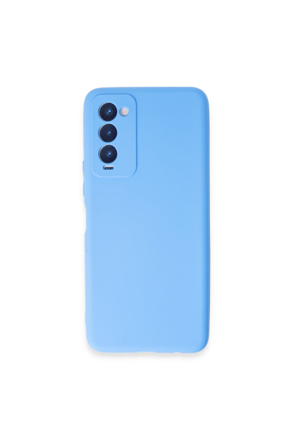 Tecno Camon 18 Uyumlu Kılıf First Silikon - Mavi