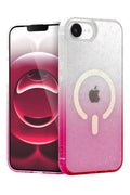 Apple iPhone 16E Uyumlu Pummel Shiny Magsafe Kapak - Pembe