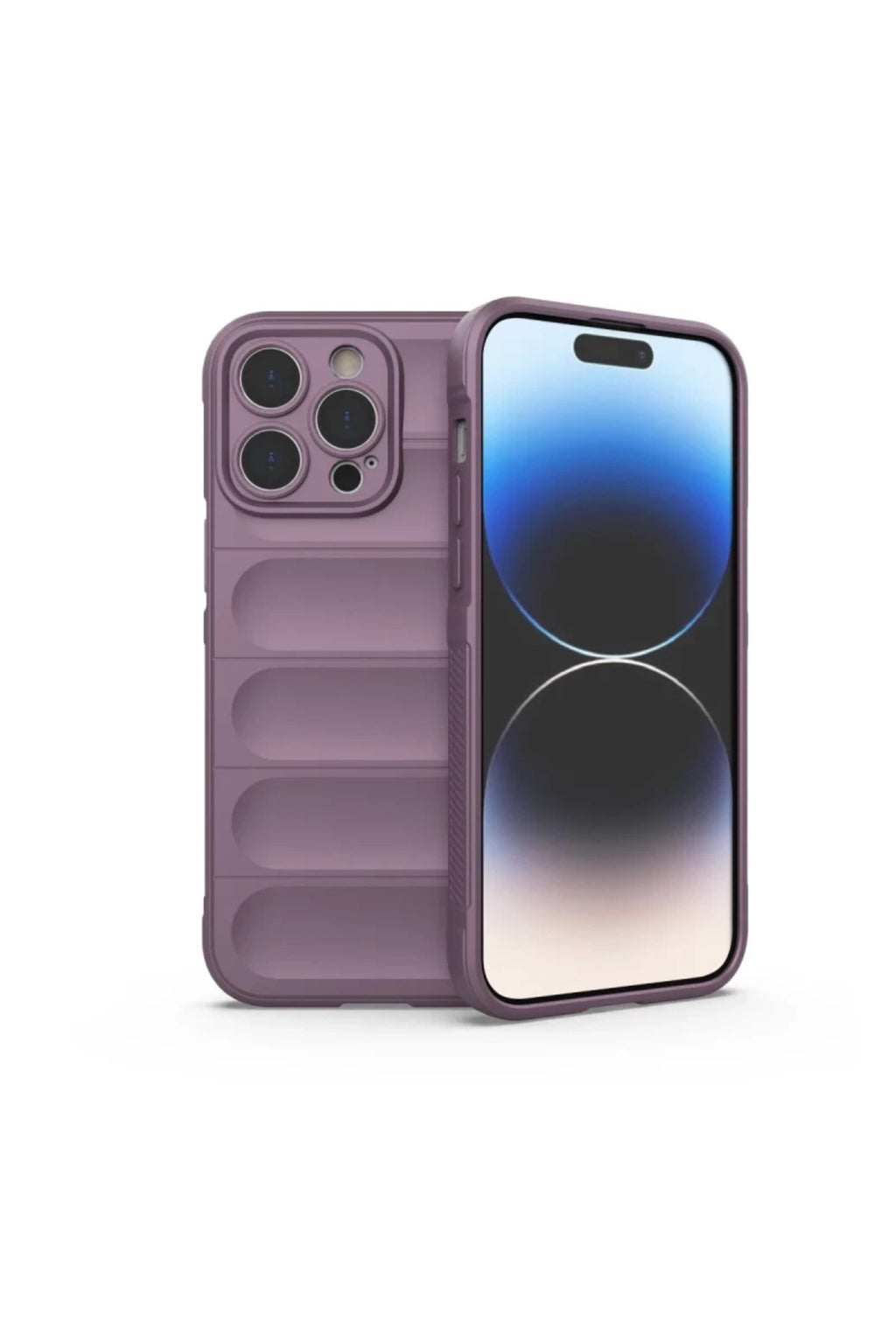 Apple iPhone 14 Pro Max Uyumlu Kılıf Optimum Silikon - Mor