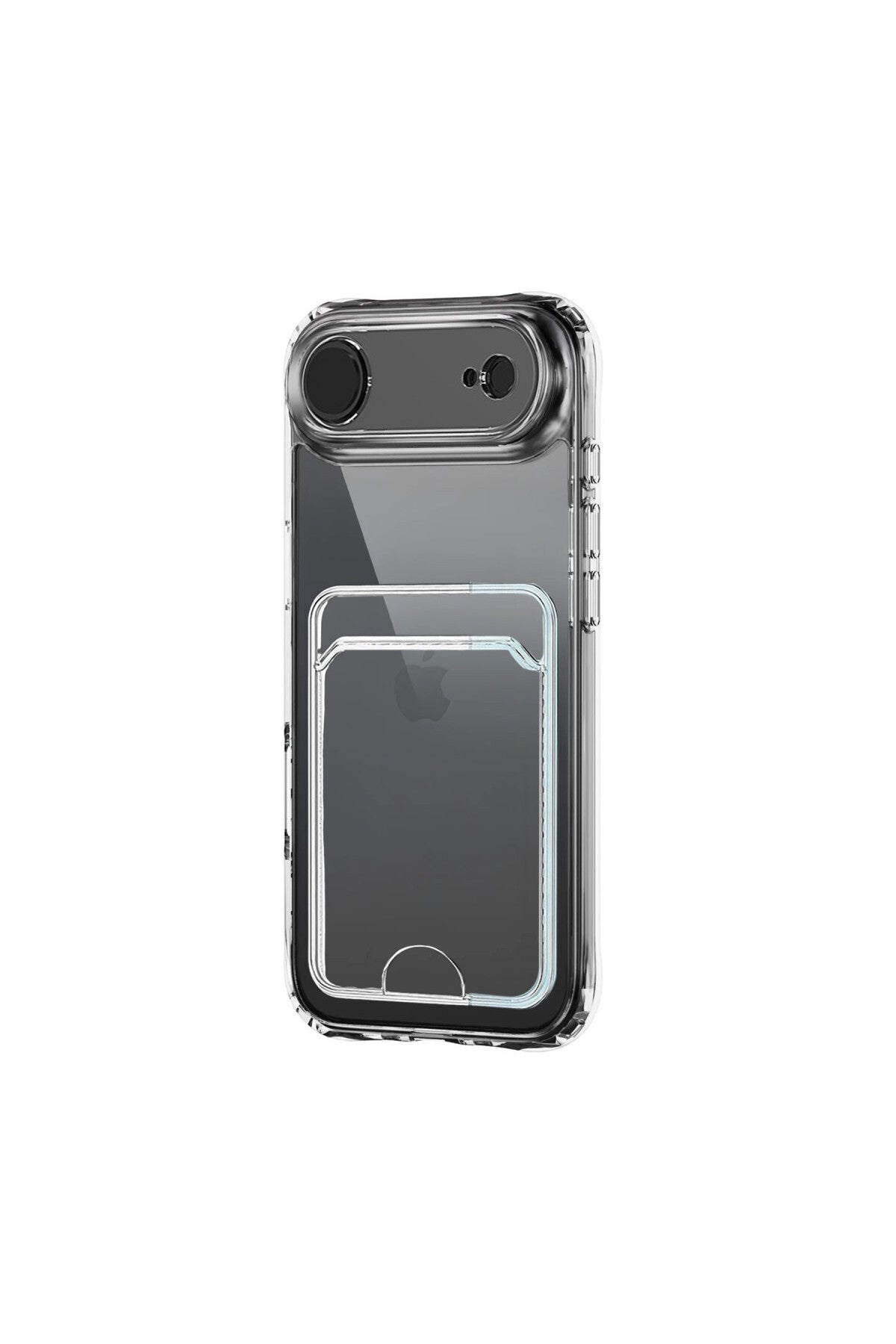 Apple iPhone 17 Air Uyumlu Kart Şeffaf Silikon - Şeffaf