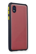 Samsung Galaxy A01 Core Uyumlu Kılıf Miami Şeffaf Silikon - Lacivert
