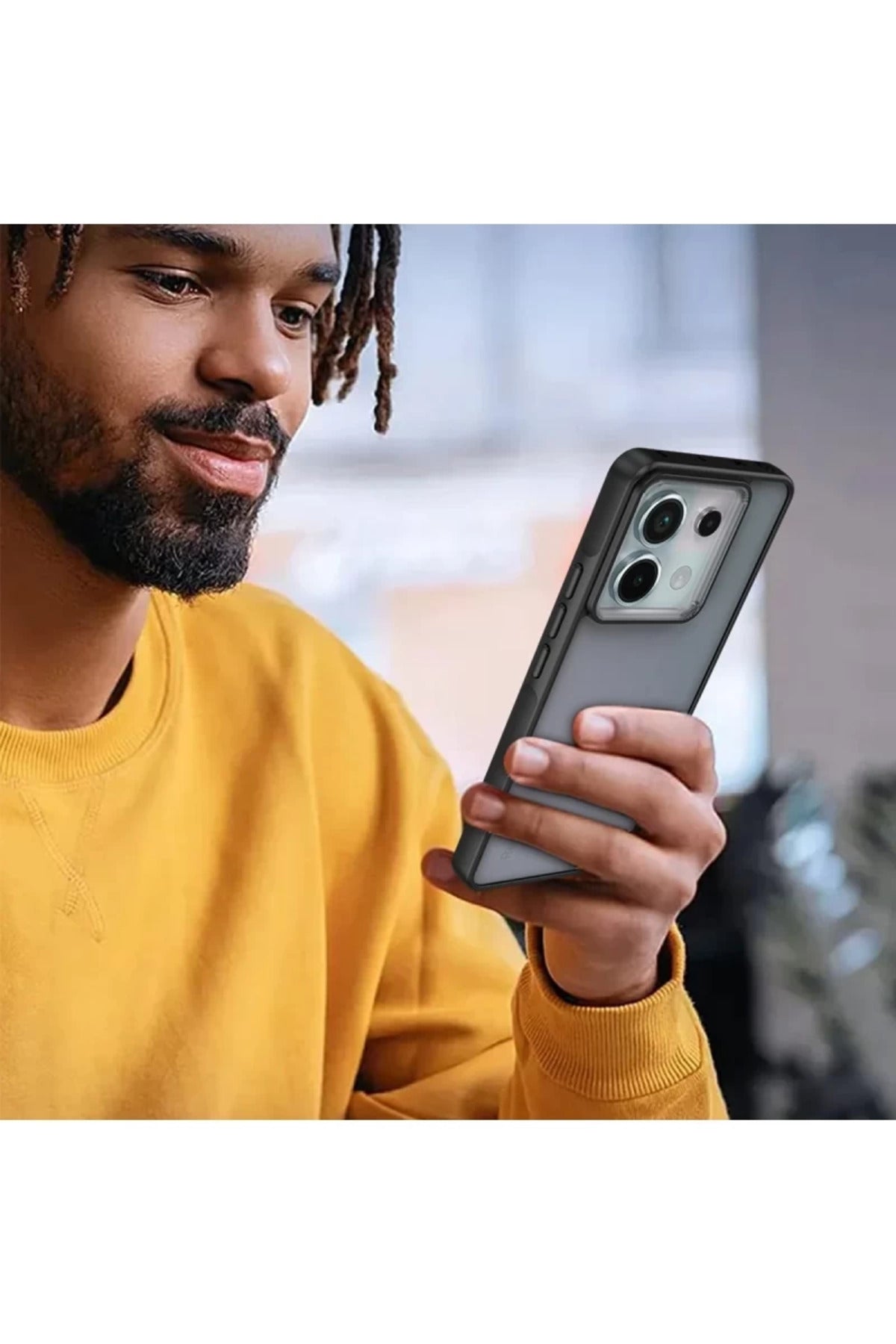 Xiaomi Redmi Note 13 Pro 5G Uyumlu Kılıf Elegant Kapak - Pudra