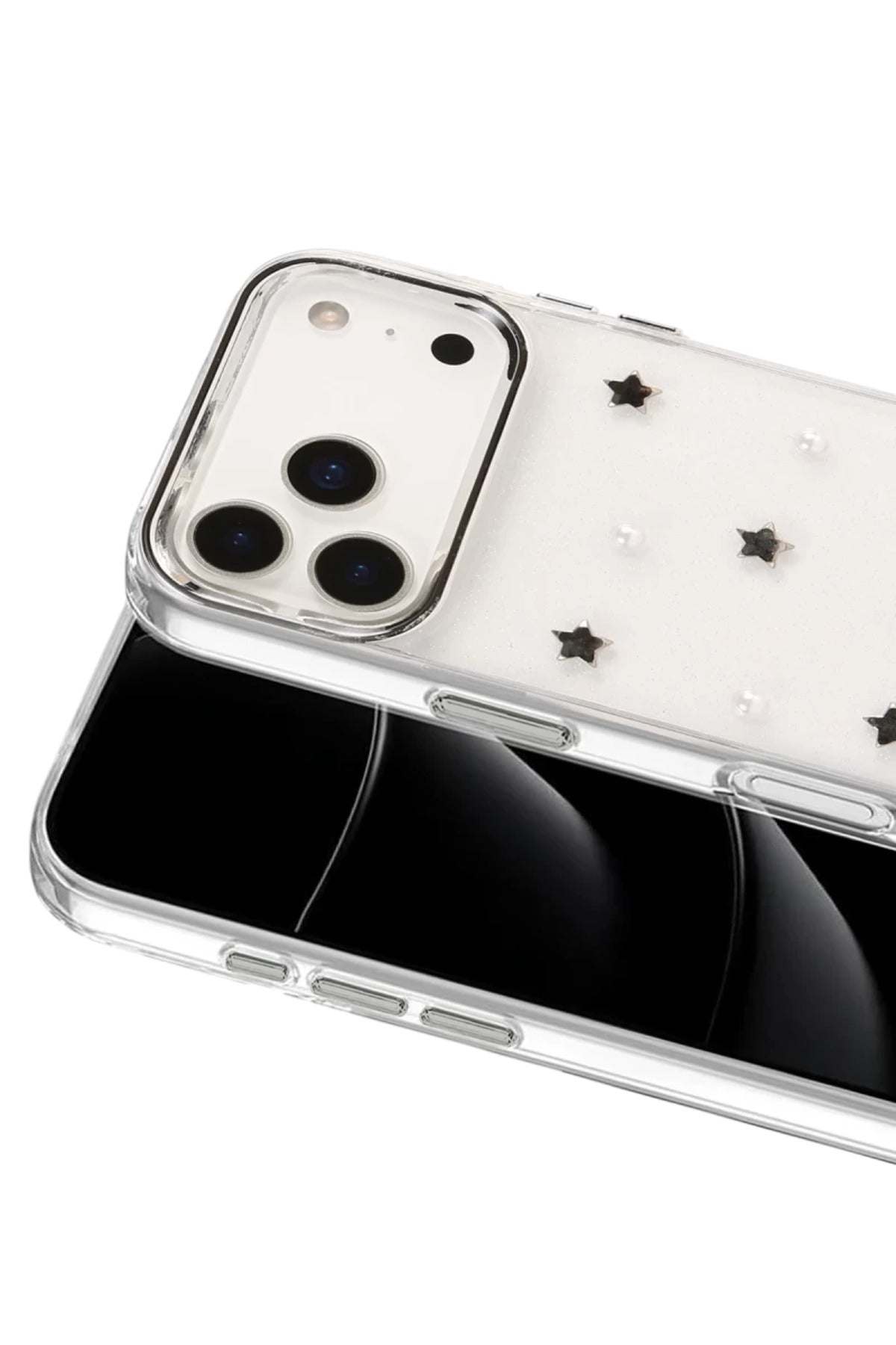 Apple iPhone 17 Pro Max Uyumlu Fiyonk Desenli Kapak - Desen 7