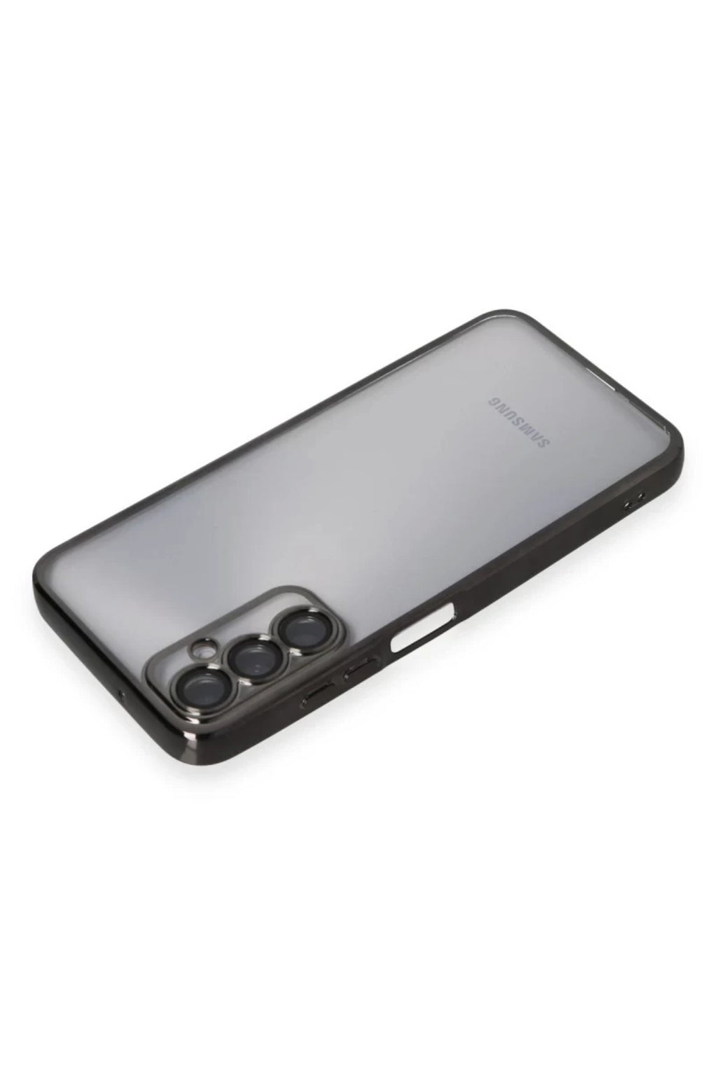 Samsung Galaxy A05S Uyumlu Kılıf Lensli Silikon - Siyah