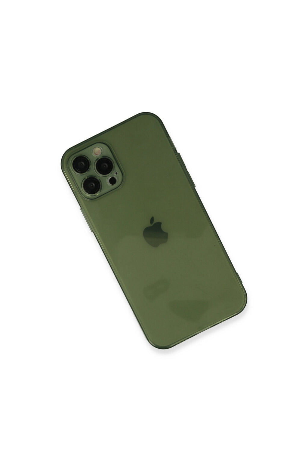 Apple iPhone 12 Pro Uyumlu Kılıf Fly Lens Silikon - Yeşil