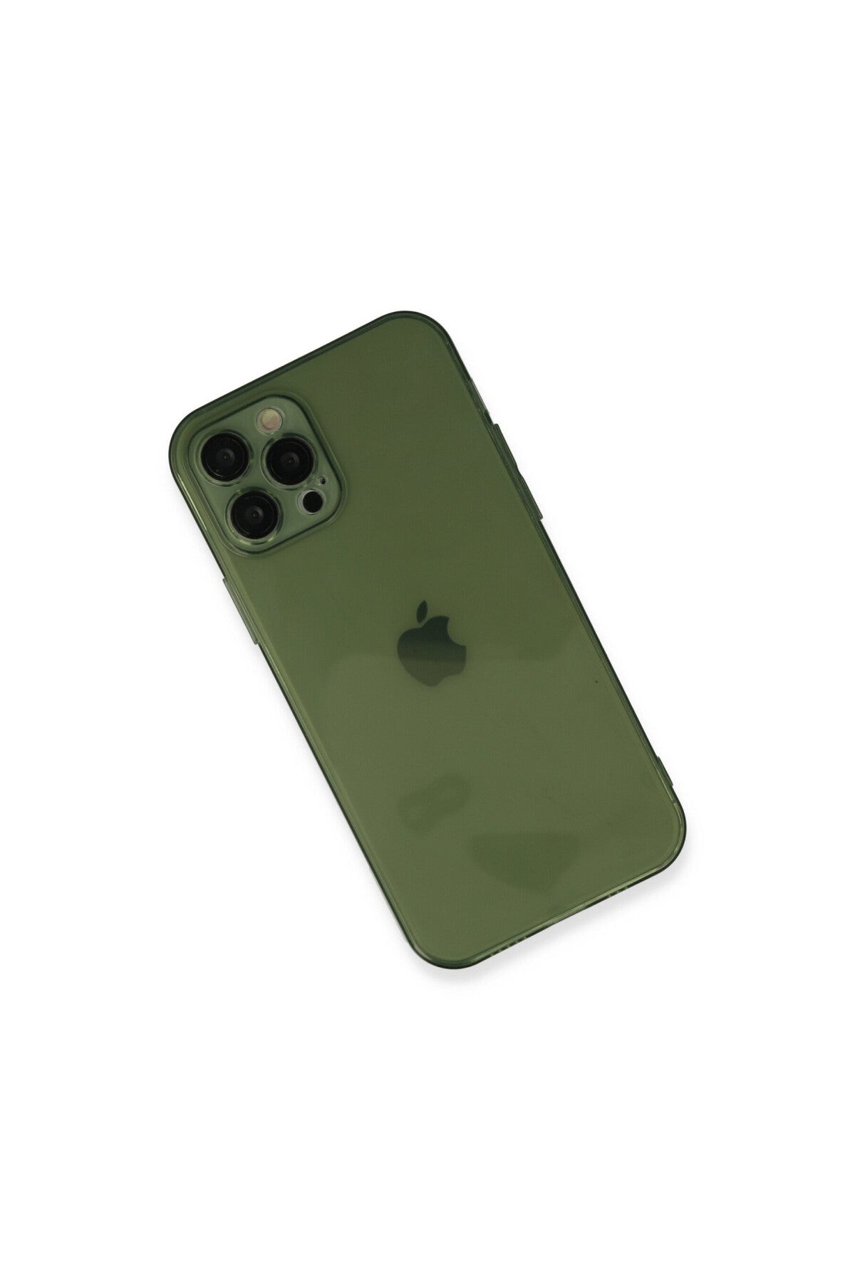 Apple iPhone 12 Pro Uyumlu Kılıf Fly Lens Silikon - Yeşil