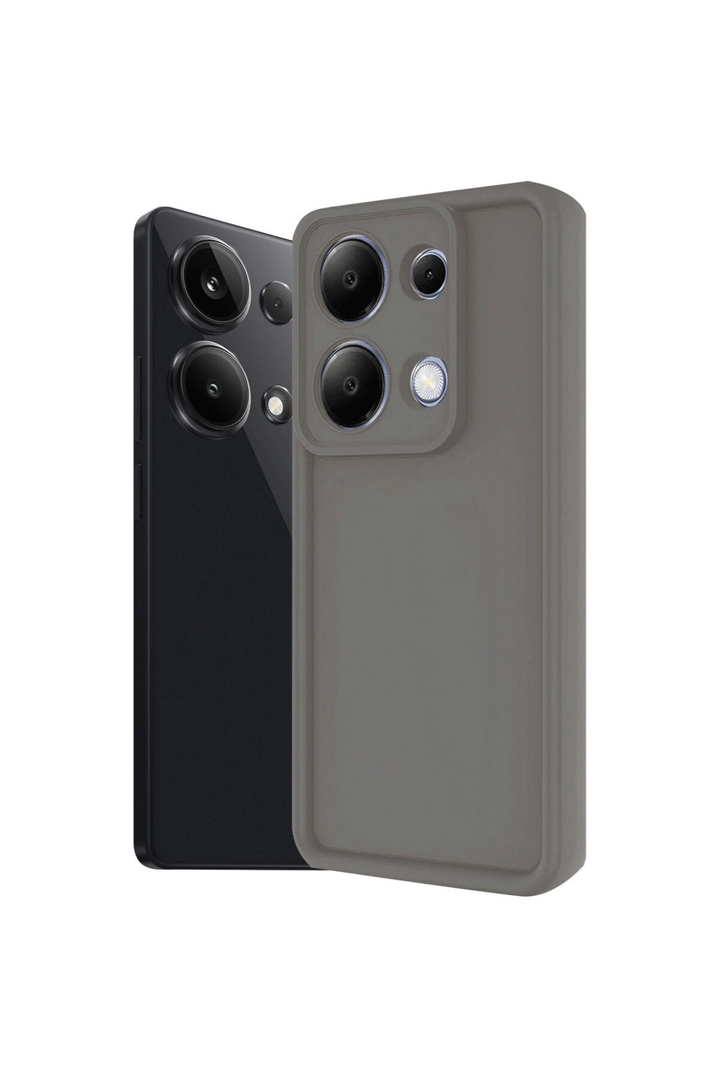 Xiaomi Redmi Note 13 Pro 4G Uyumlu Kılıf Viera Silikon - Gri