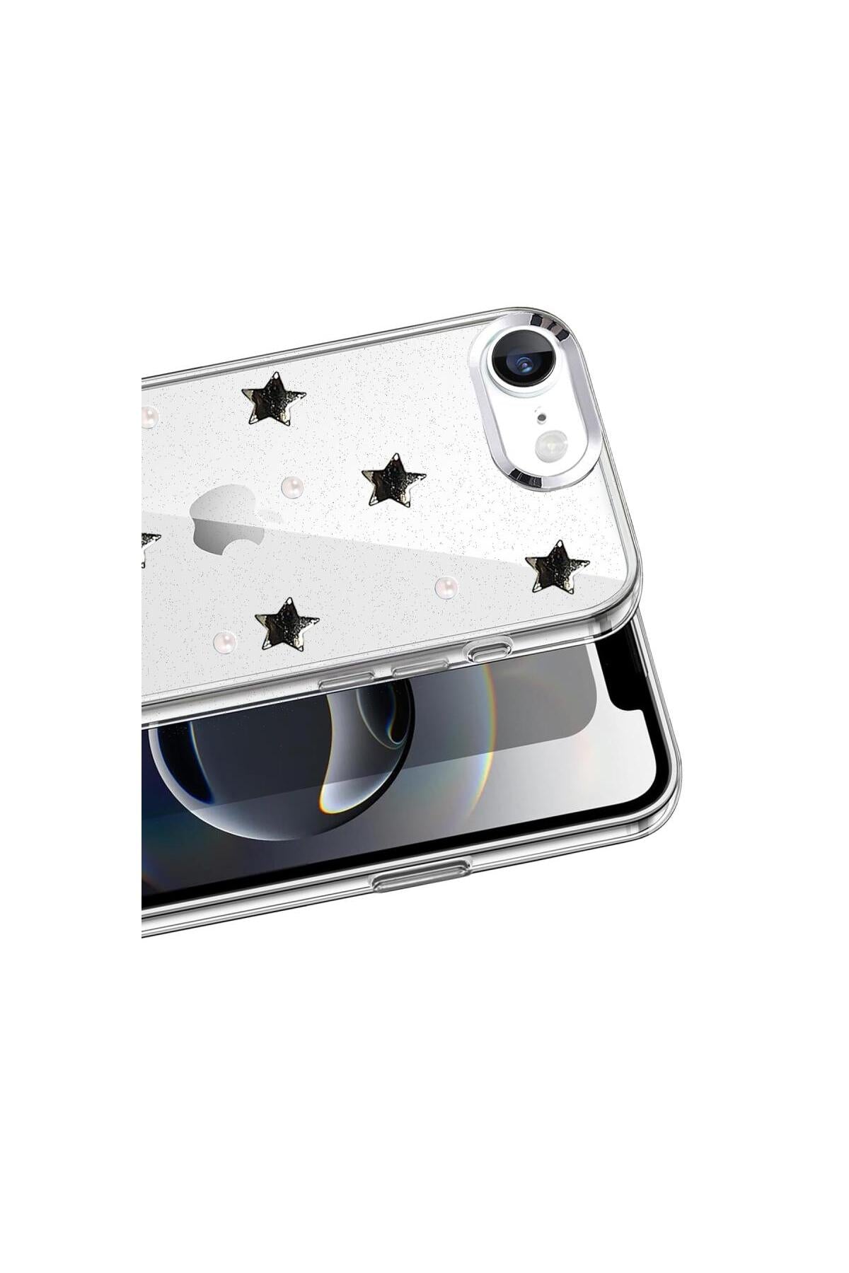 Apple iPhone 16E Uyumlu Fiyonk Desenli Kapak - Desen 7