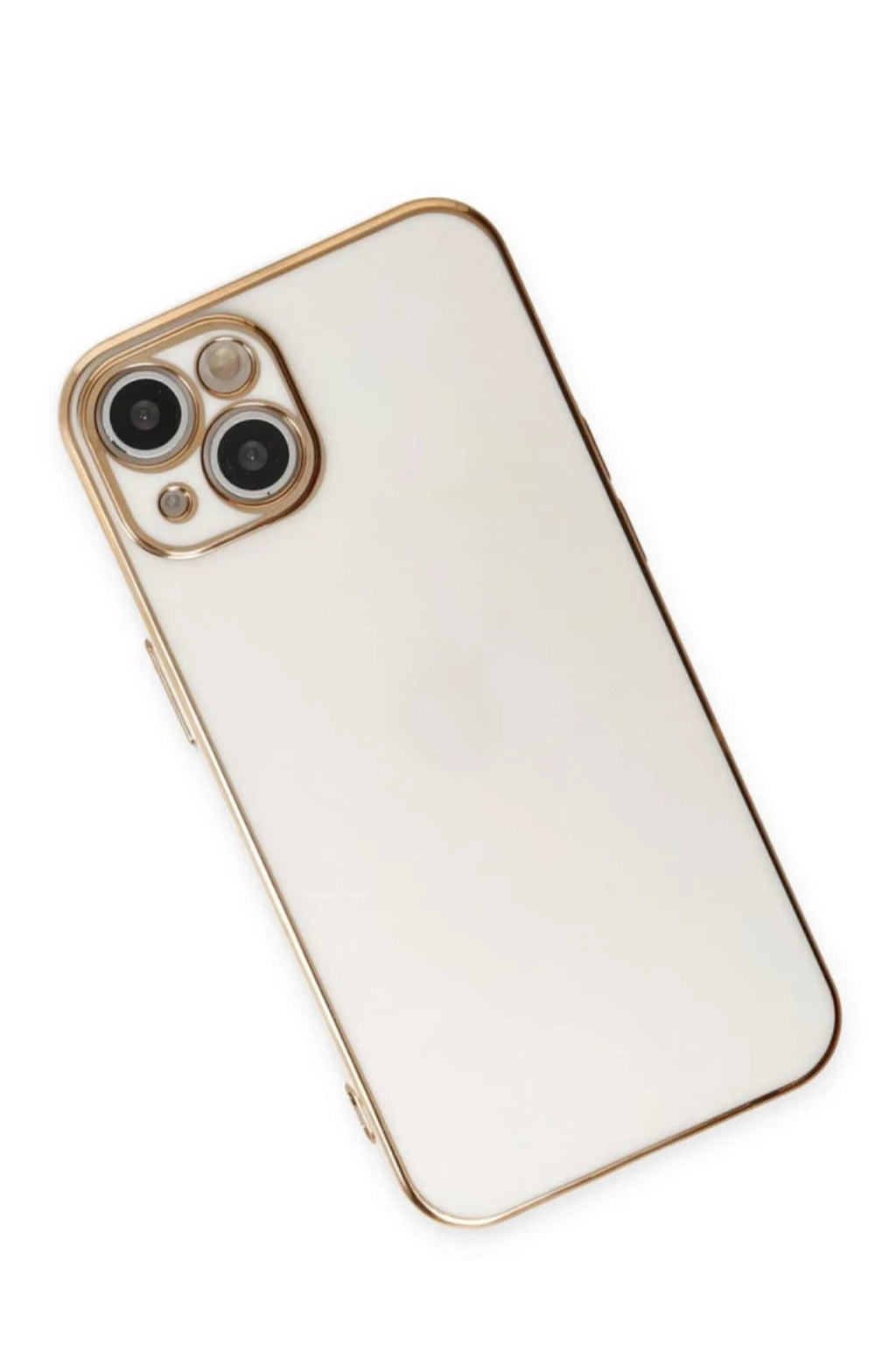 Apple iPhone 15 Uyumlu Kılıf Volet Silikon - Beyaz