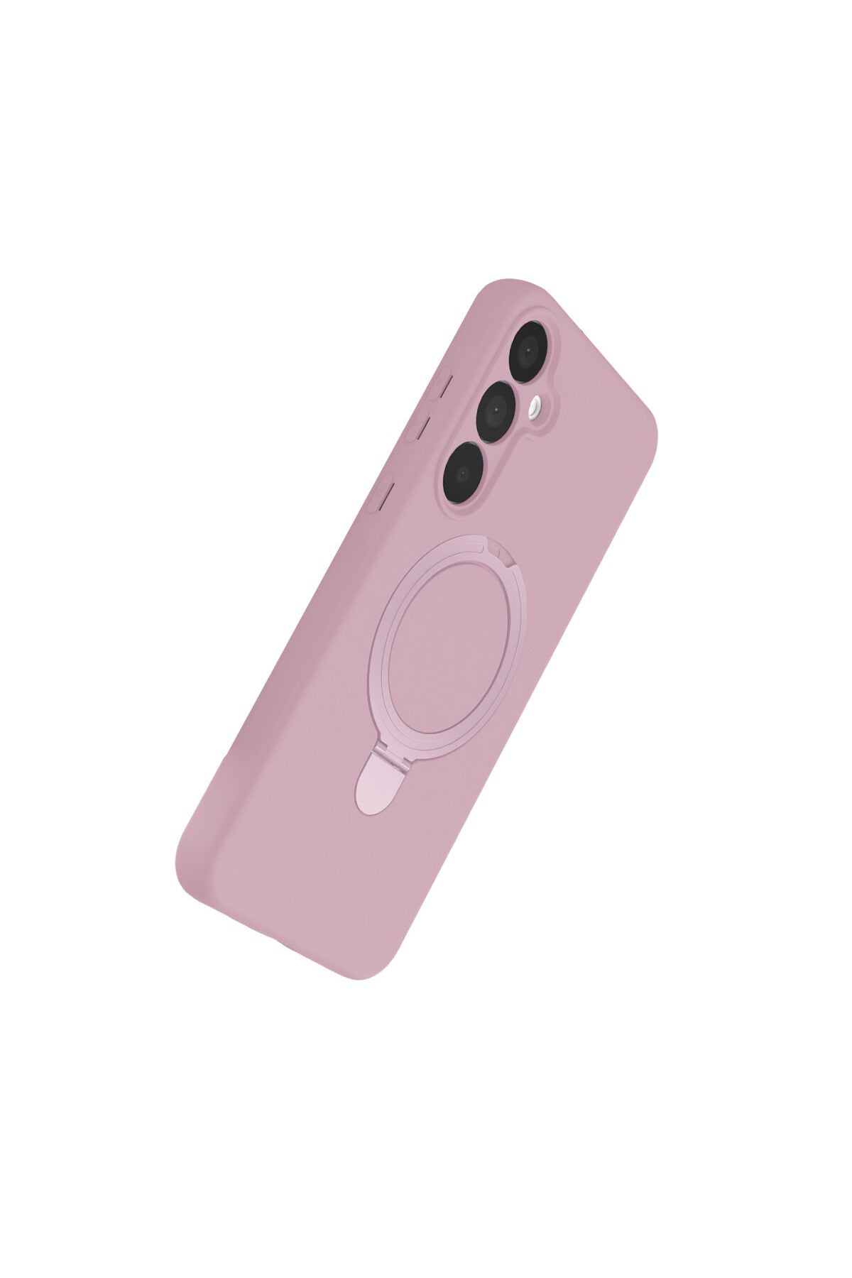 Samsung Galaxy A16 5G Uyumlu Regal Magsafe Standlı Kapak - Açık Pembe