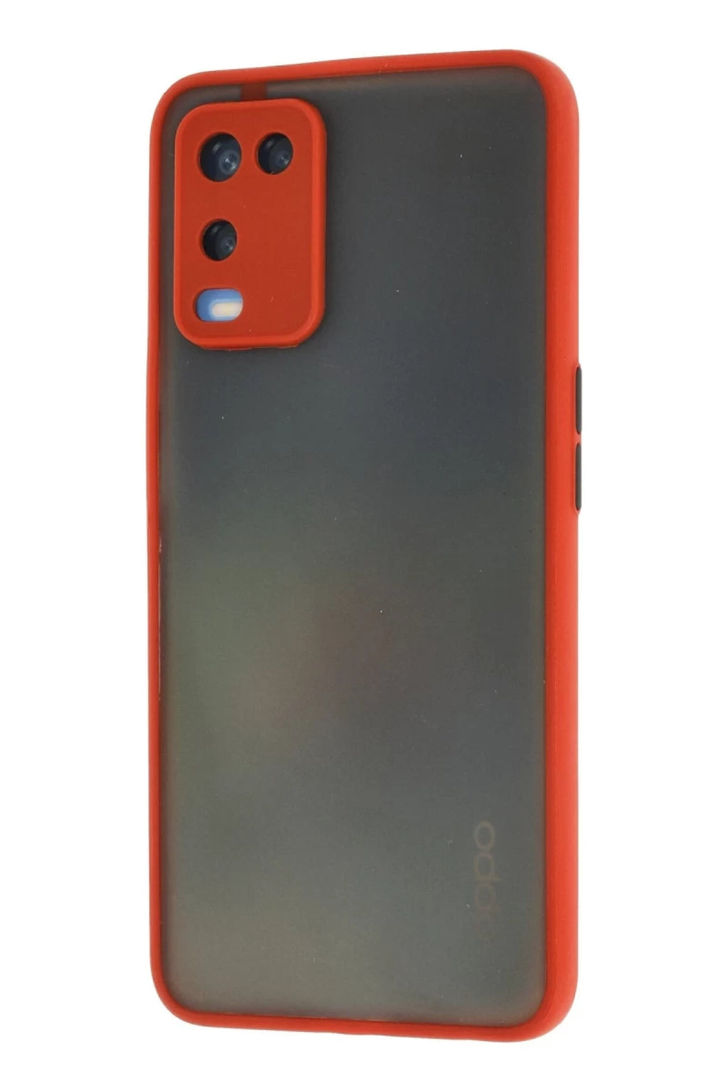 Oppo A54 4G Uyumlu Kılıf Montreal Silikon Kapak - Kırmızı