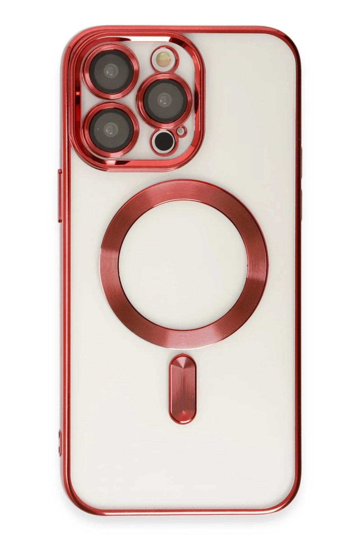Apple iPhone 14 Pro Uyumlu Kılıf Kross Magneticsafe Kapak - Kırmızı