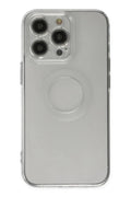 Apple iPhone 13 Pro Uyumlu Kılıf Santa Lens Silikon - Şeffaf
