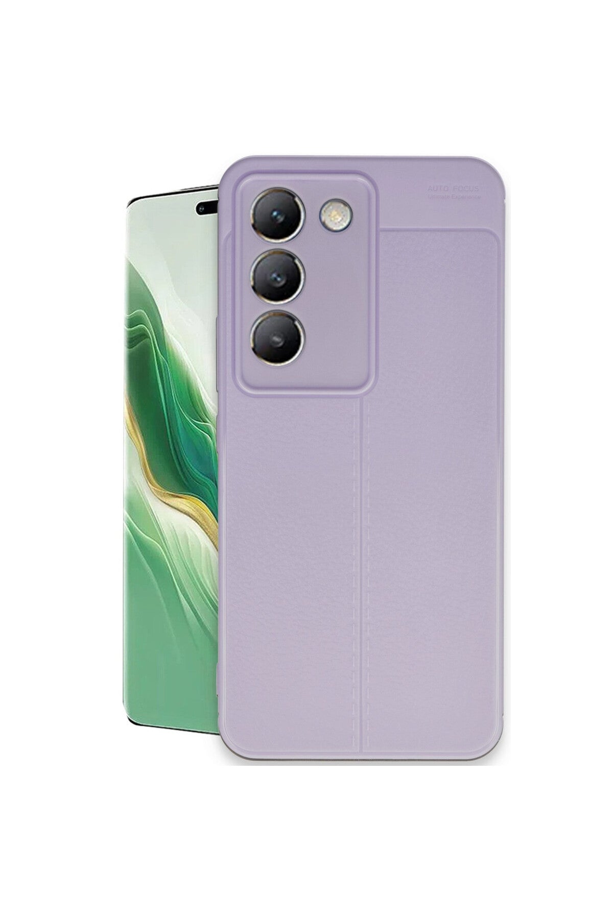Vivo V30 Lite 4G Uyumlu Kılıf Auto Focus Kapak - Lila