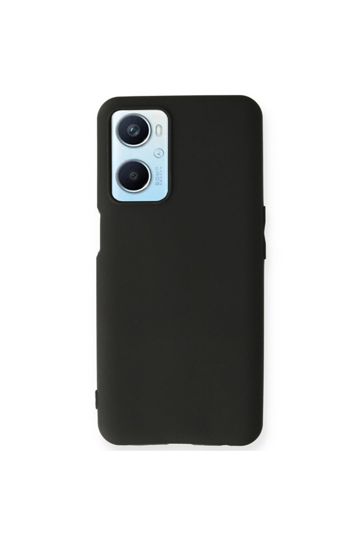 Oppo A96 Uyumlu Kılıf First Silikon - Siyah