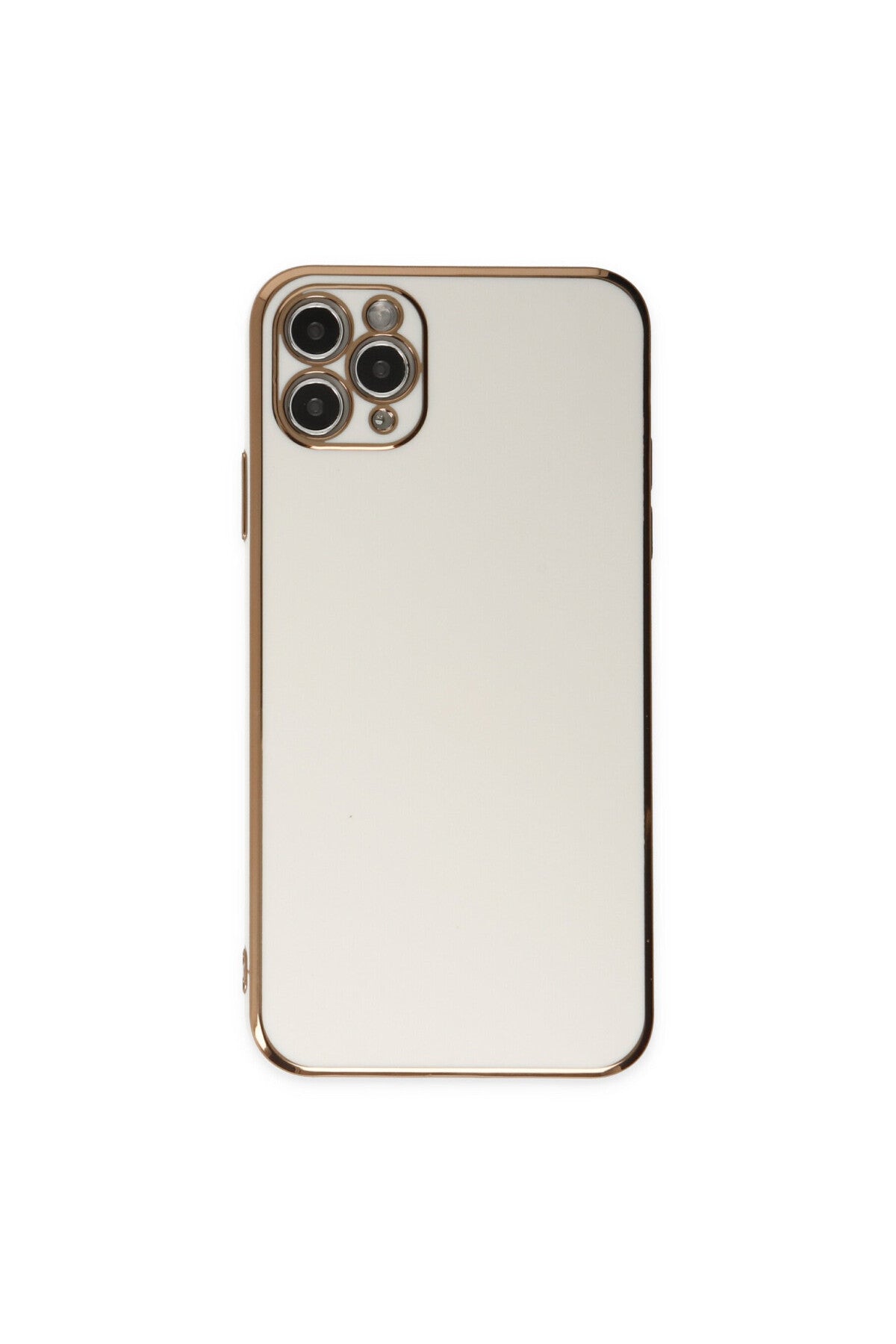Apple iPhone 11 Pro Max Uyumlu Kılıf Volet Silikon - Beyaz
