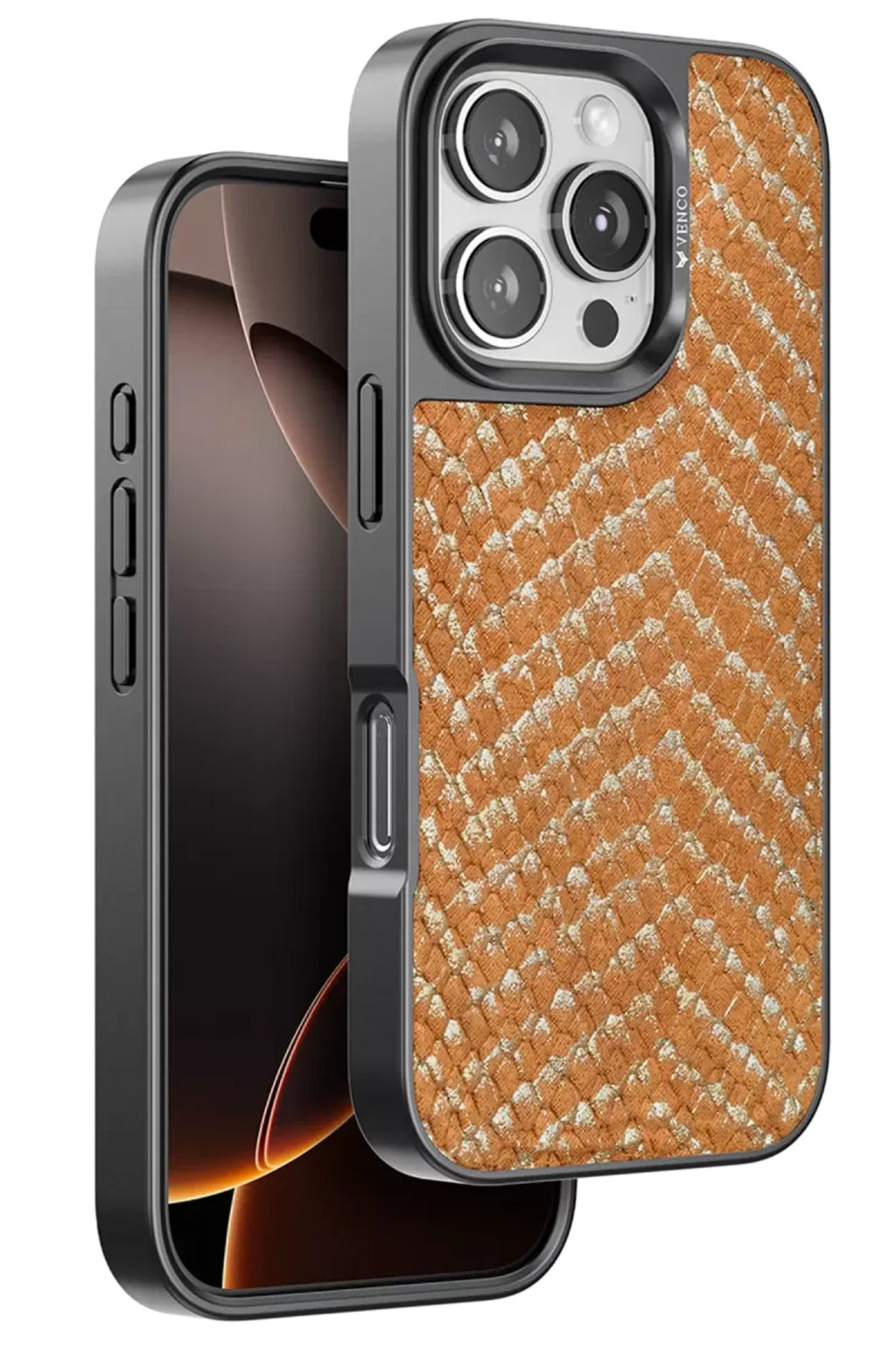 Venco Apple iPhone 16 Pro Max Uyumlu Viper Kapak - Kahverengi