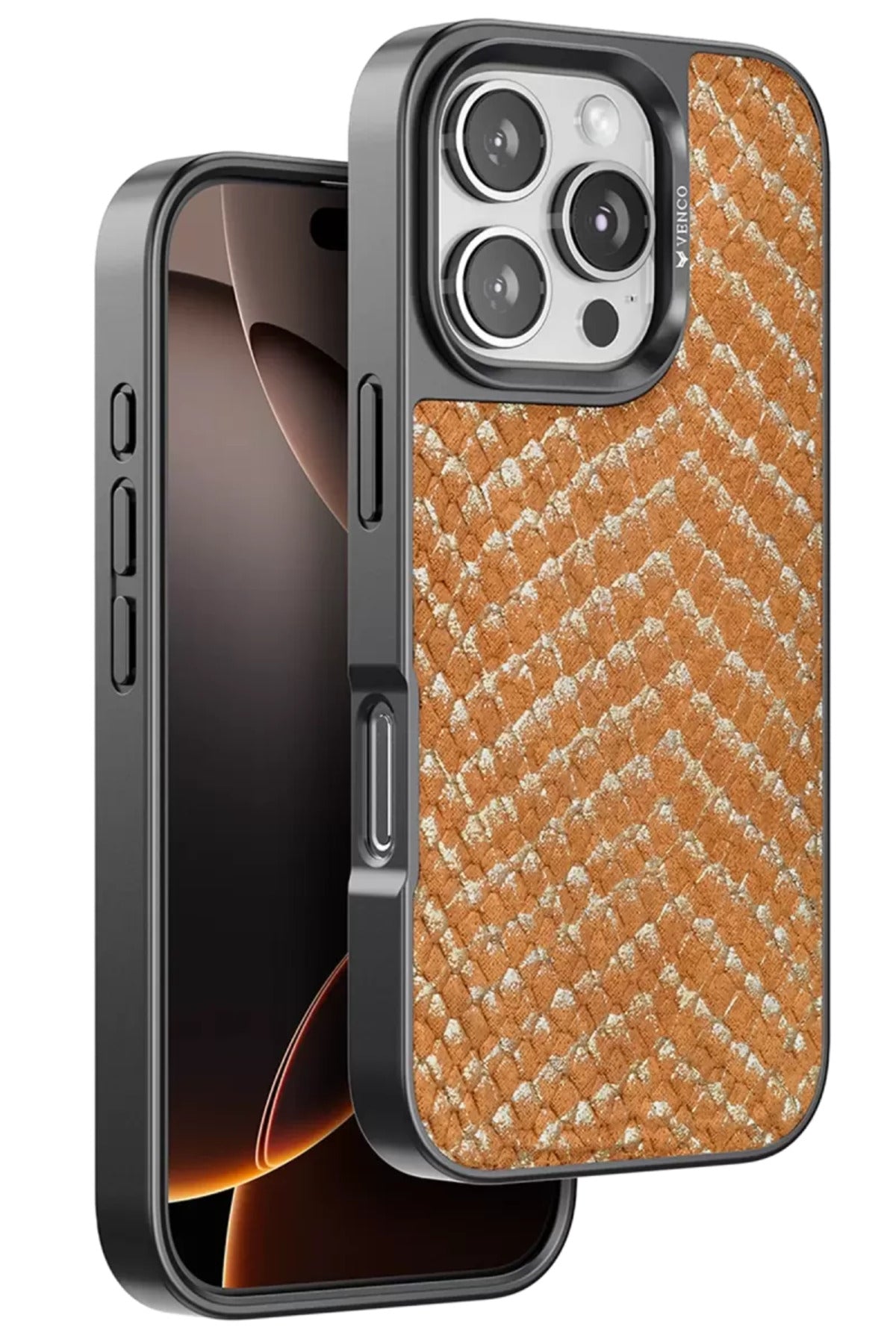 Venco Apple iPhone 16 Pro Max Uyumlu Viper Kapak - Kahverengi