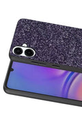 Onegif Samsung Galaxy A07 4G Uyumlu Bright Simli Kapak - Derin Mor