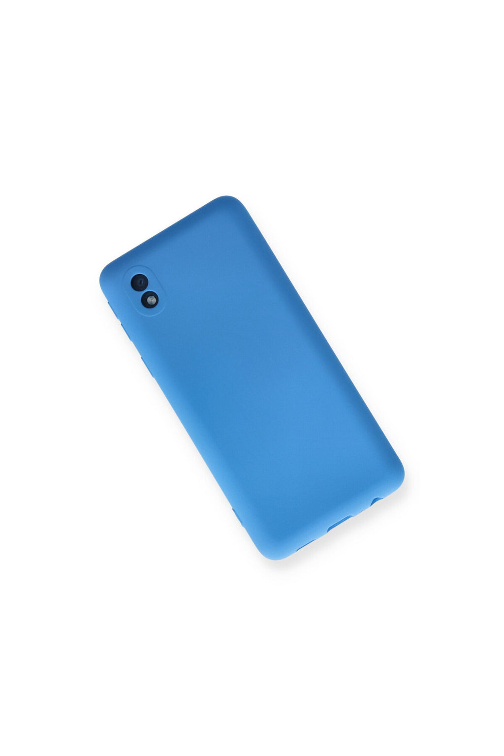 Samsung Galaxy A01 Core Uyumlu Kılıf Nano içi Kadife Silikon - Mavi