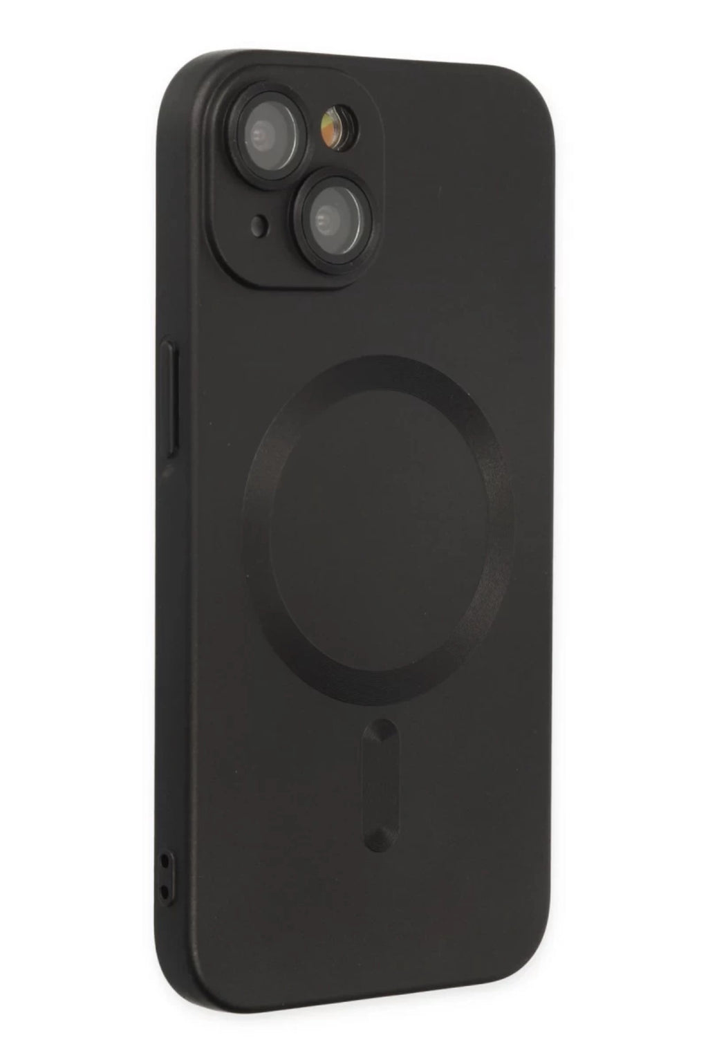 Apple iPhone 14 Plus Uyumlu Kılıf Moshi Lens Magneticsafe Silikon - Siyah