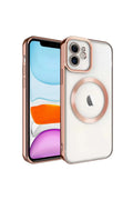 Apple iPhone 12 Uyumlu Kılıf Kross Magneticsafe Kapak - Rose