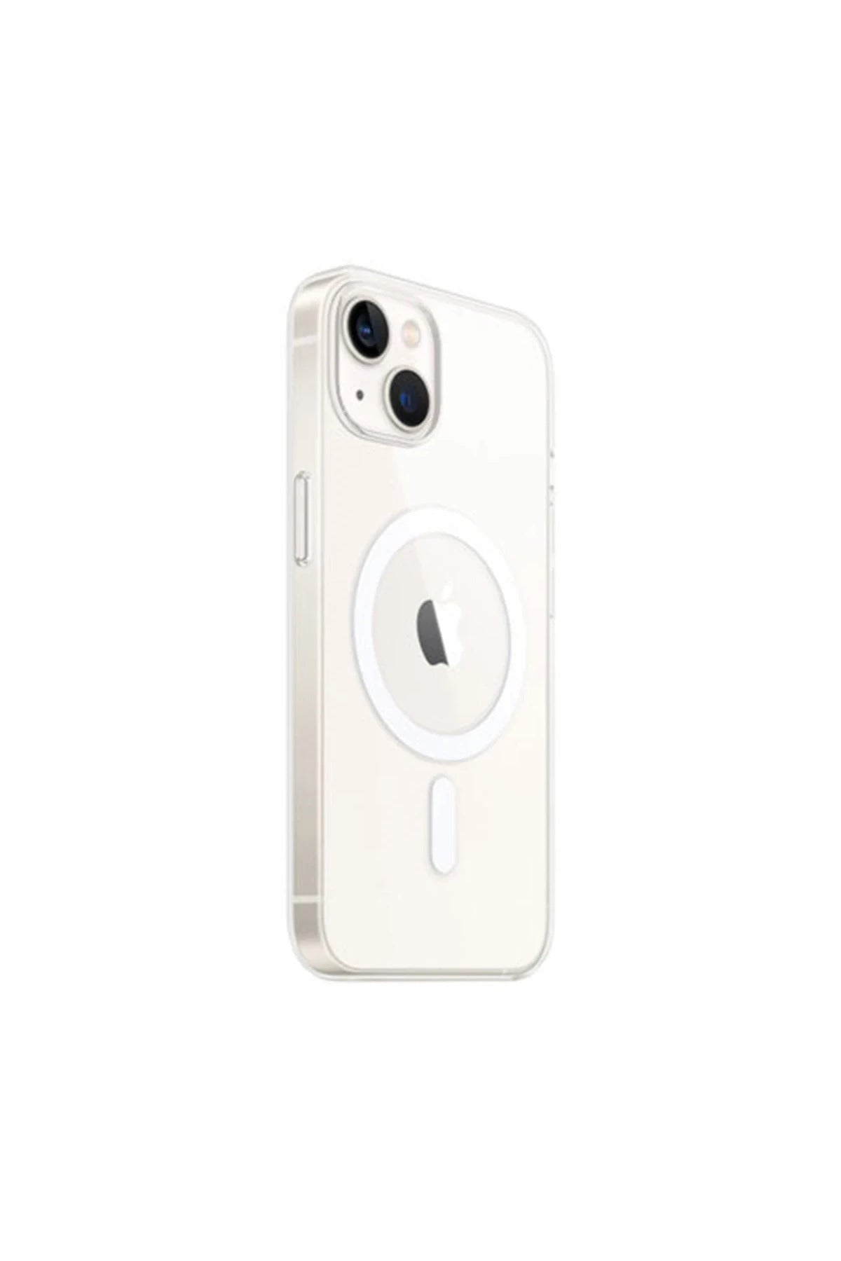 Apple iPhone 14 Uyumlu Kılıf Magneticsafe Şeffaf Silikon - Şeffaf