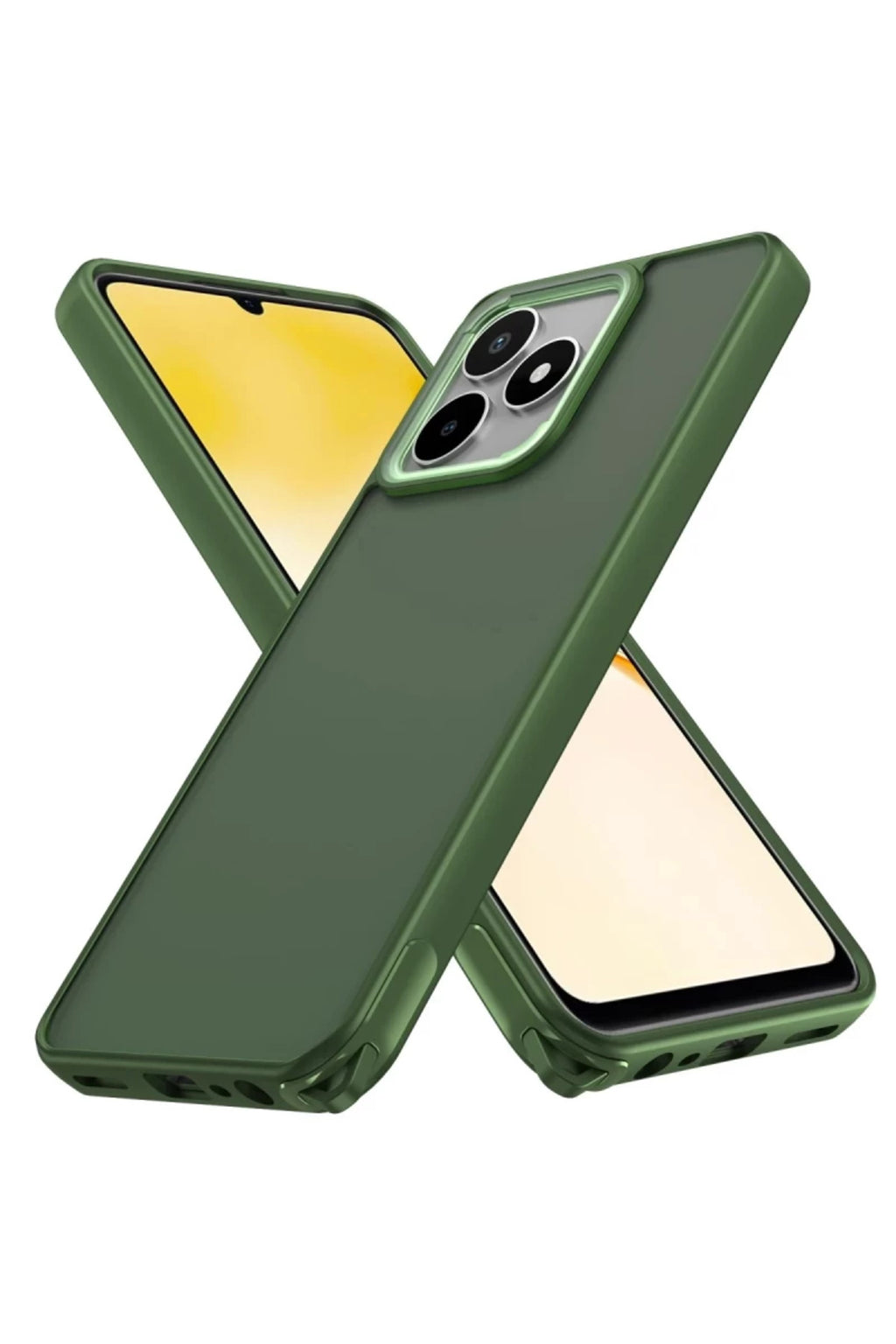 Realme C53 Uyumlu Kılıf Elegant Kapak - Yeşil