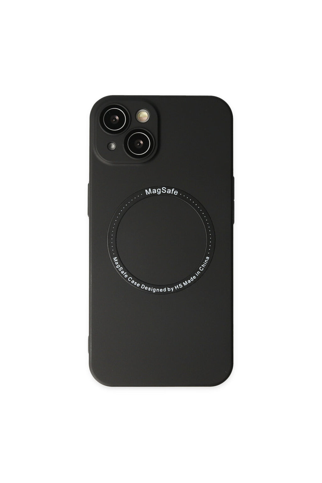 Apple iPhone 14 Plus Uyumlu Kılıf Jack Magneticsafe Lens Silikon - Siyah