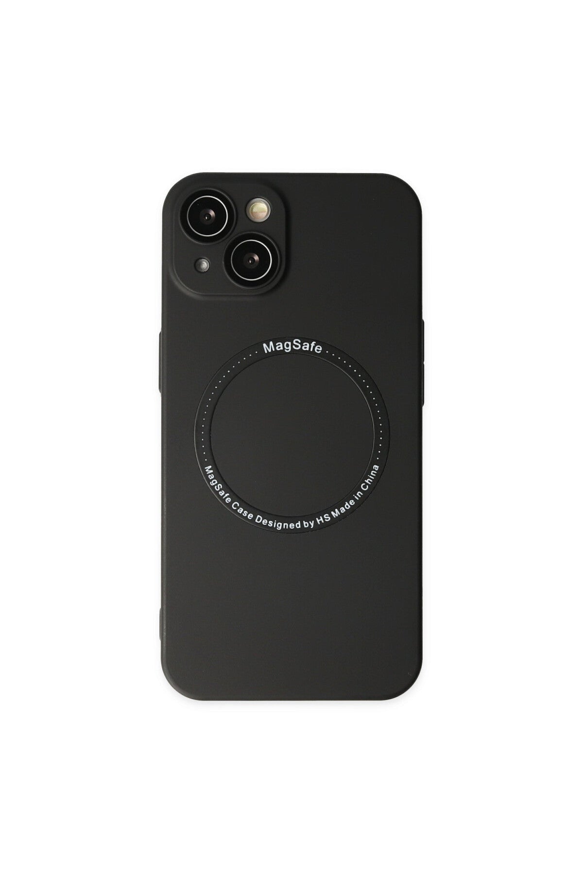 Apple iPhone 14 Plus Uyumlu Kılıf Jack Magneticsafe Lens Silikon - Siyah